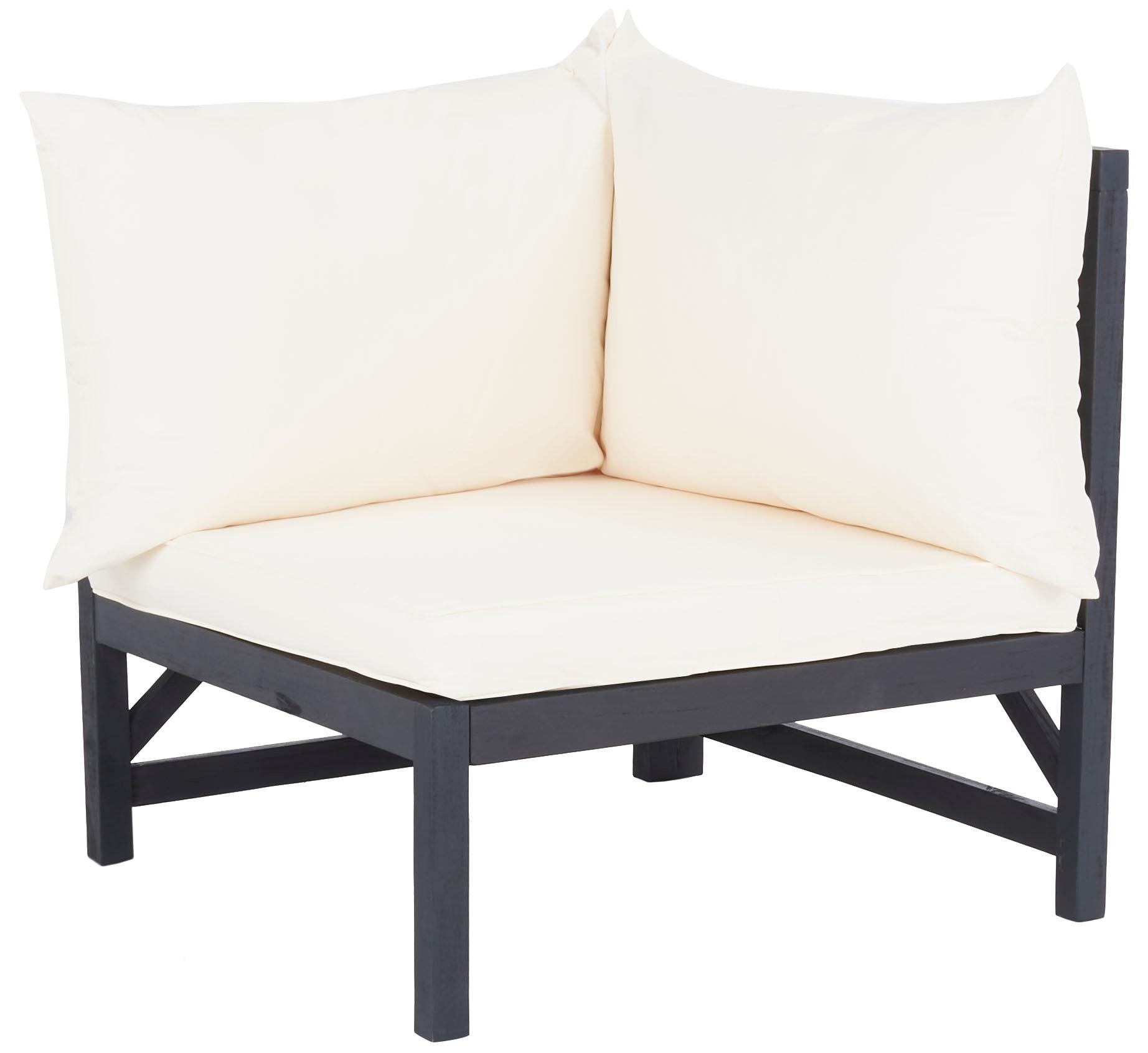 Ronson 5 Piece Sectional Set - Indoor/Outdoor - PAT6762 - Dark Slate Gray/Beige - Safavieh