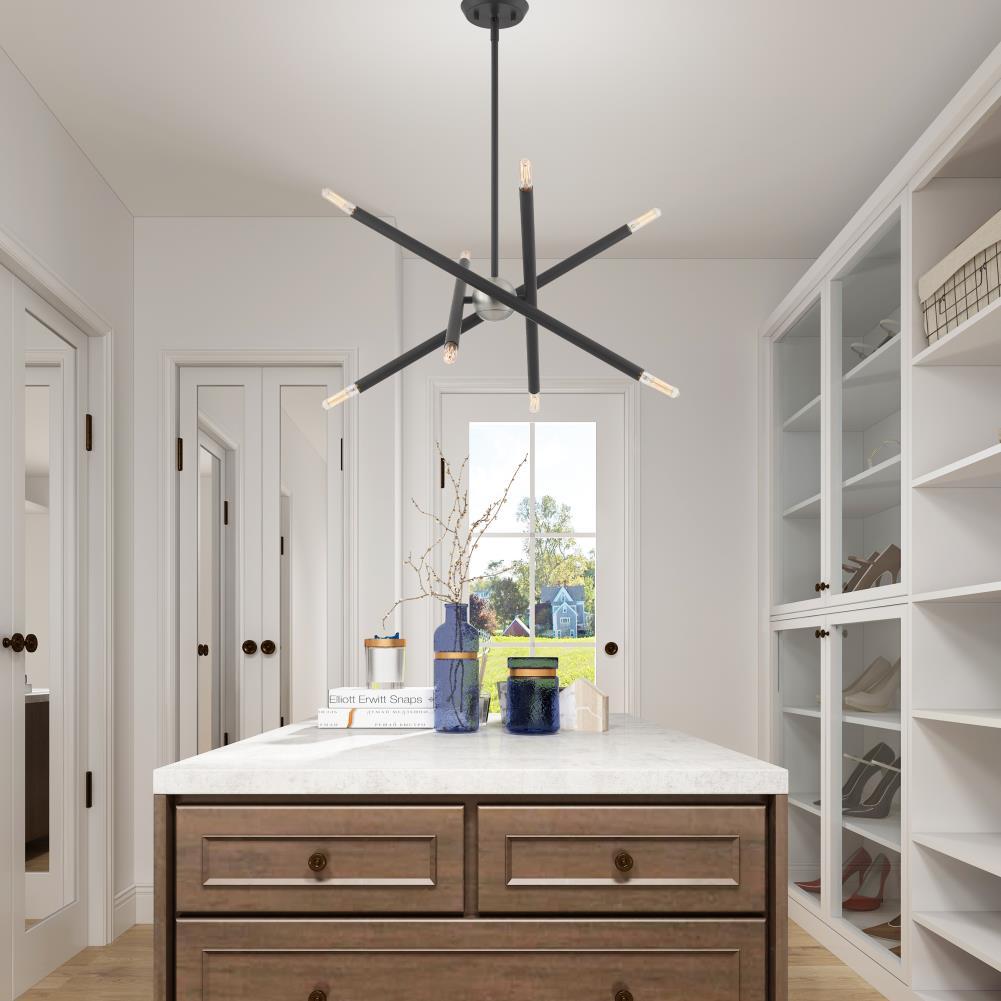 Livex Lighting Soho 8 - Light Chandelier in  Scandinavian Gray