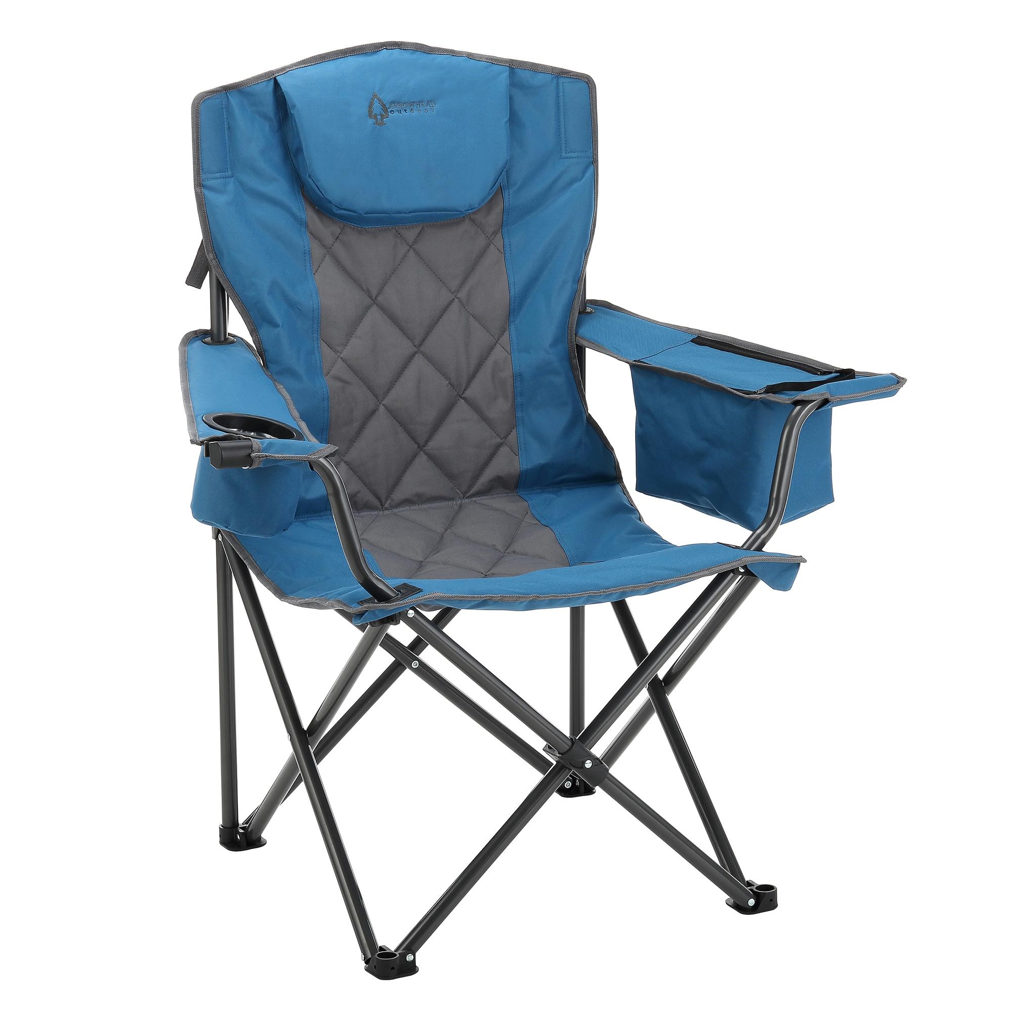 ARROWHEAD Outdoor Folding Camping Chair with Cushions