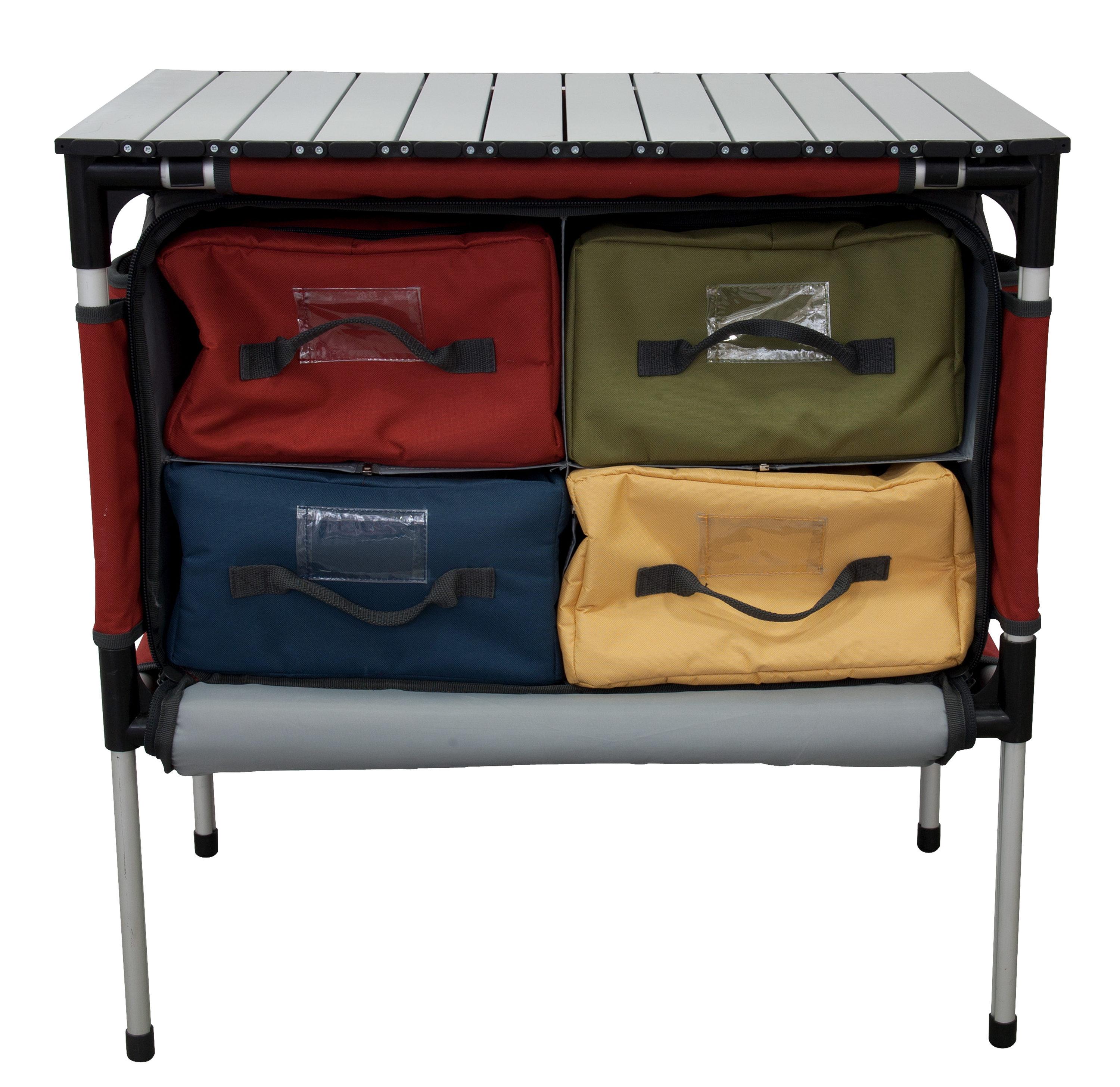 Camp Chef Mountain Series Table and Organizer - Red