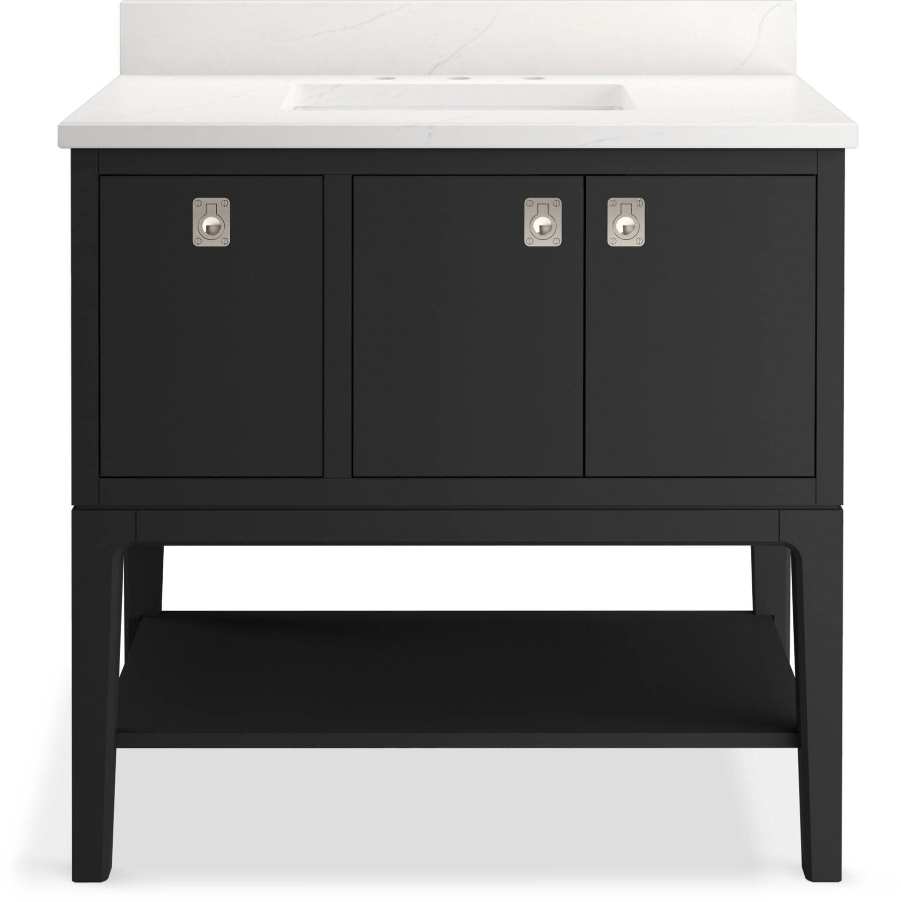 Seagrove By Studio McGee 36 in. Bathroom Vanity Cabinet With Sink And Quartz Top