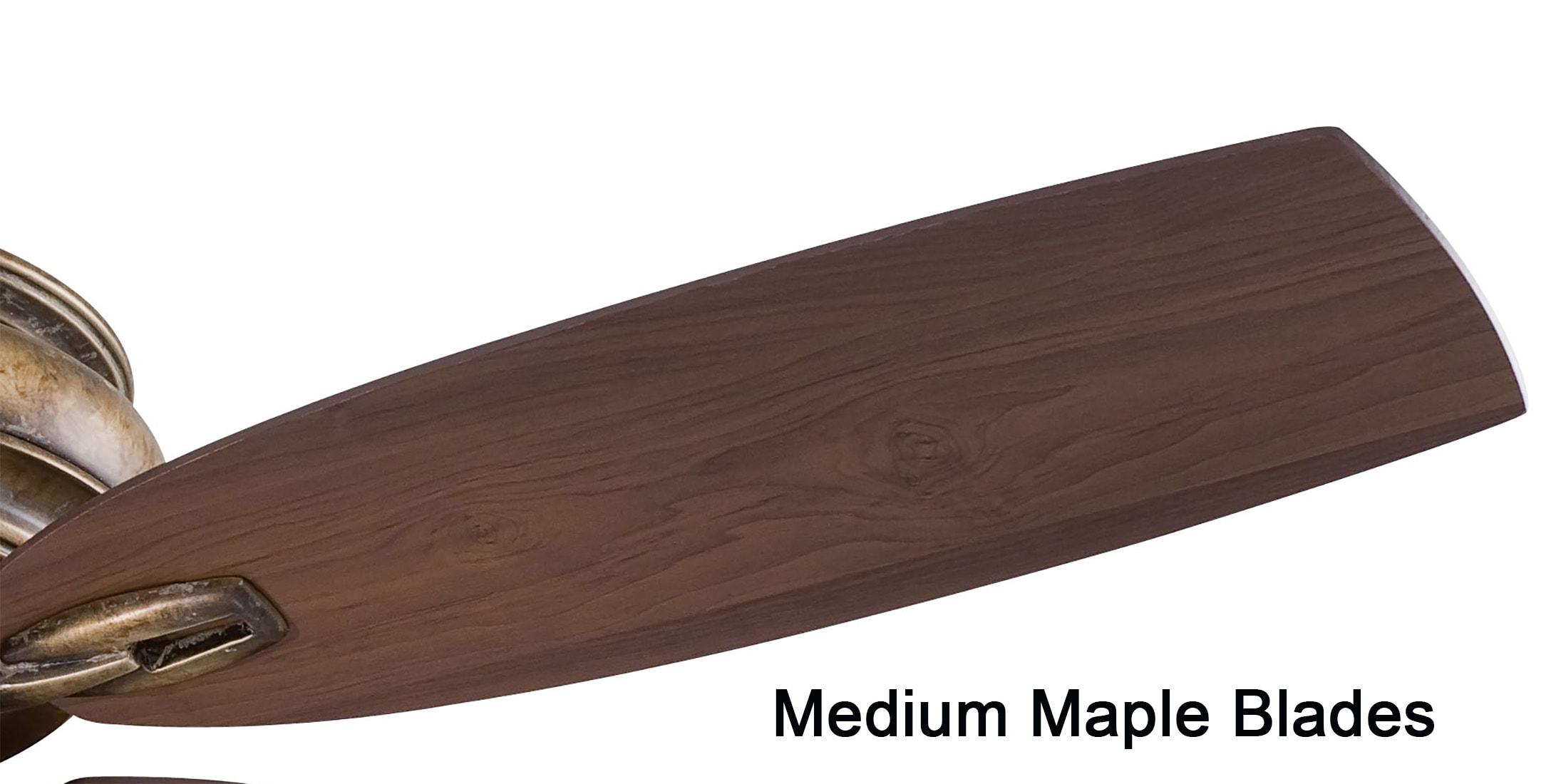 54" Minka Aire Rustic Indoor Ceiling Fan French Beige Maple Wood Blades for Living Room Kitchen Bedroom Family Dining House Home