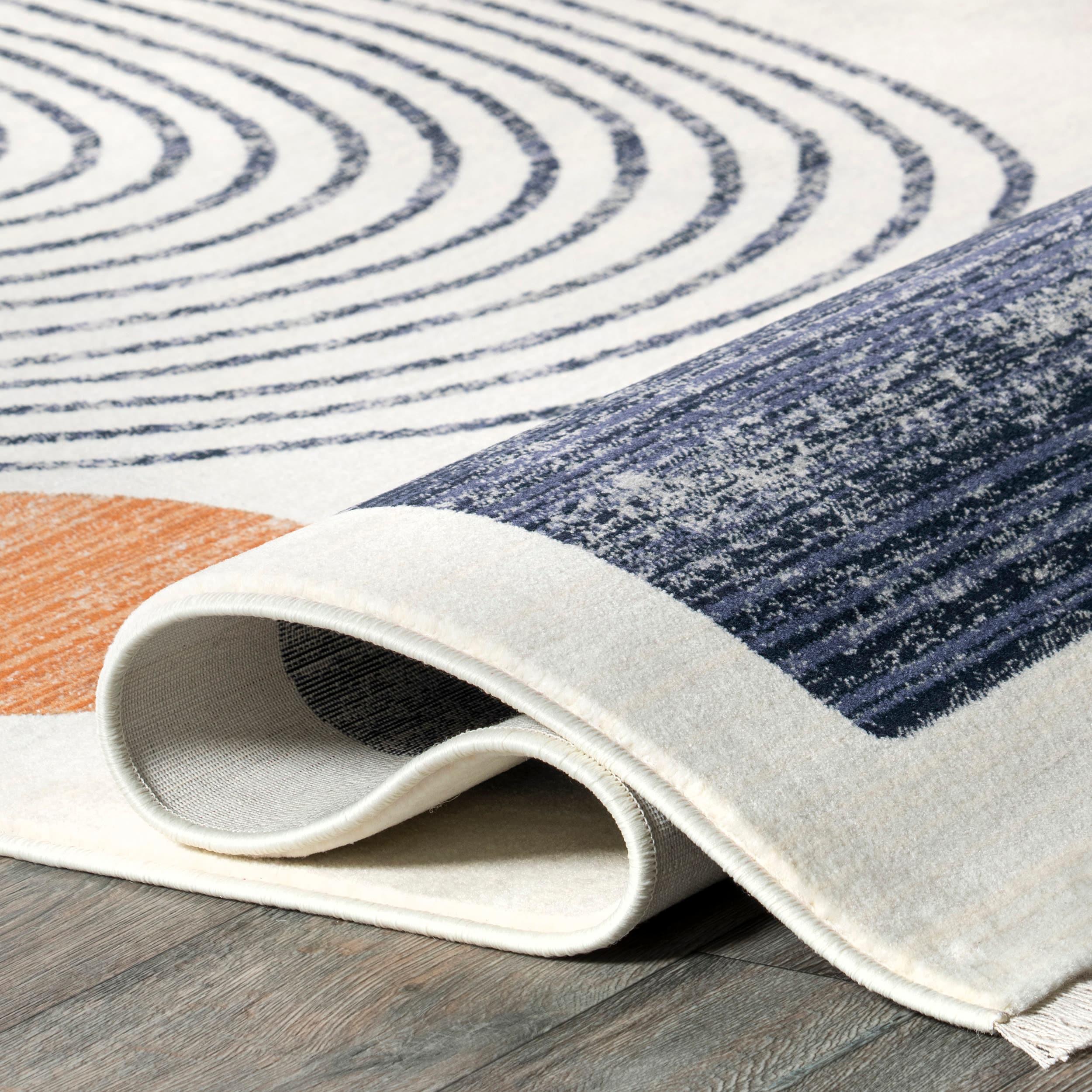 Nuloom Bevin Abstract 4x6 Indoor Area Rug for Living Room Bedroom Dining Room Kitchen, Beige/Multicolor