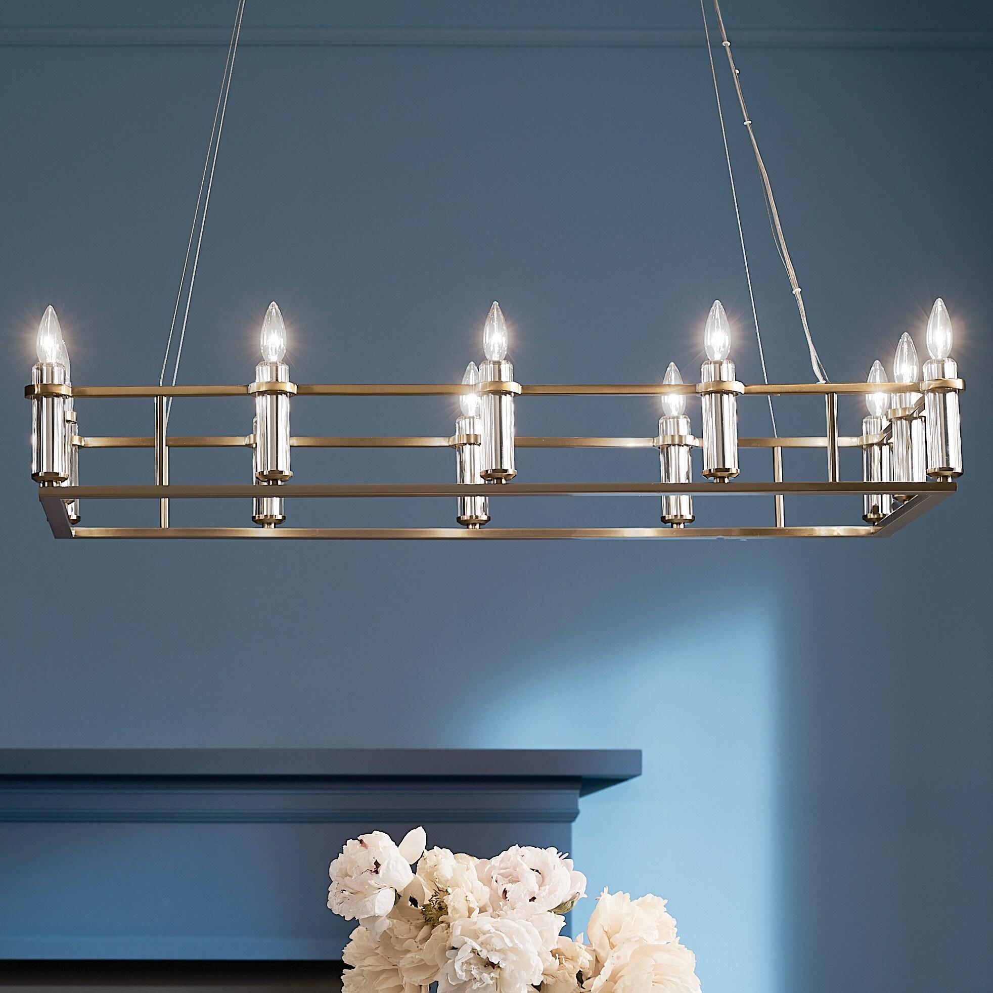 Kichler Lighting Rosalind 12 - Light Chandelier in  Brushed Natural Brass