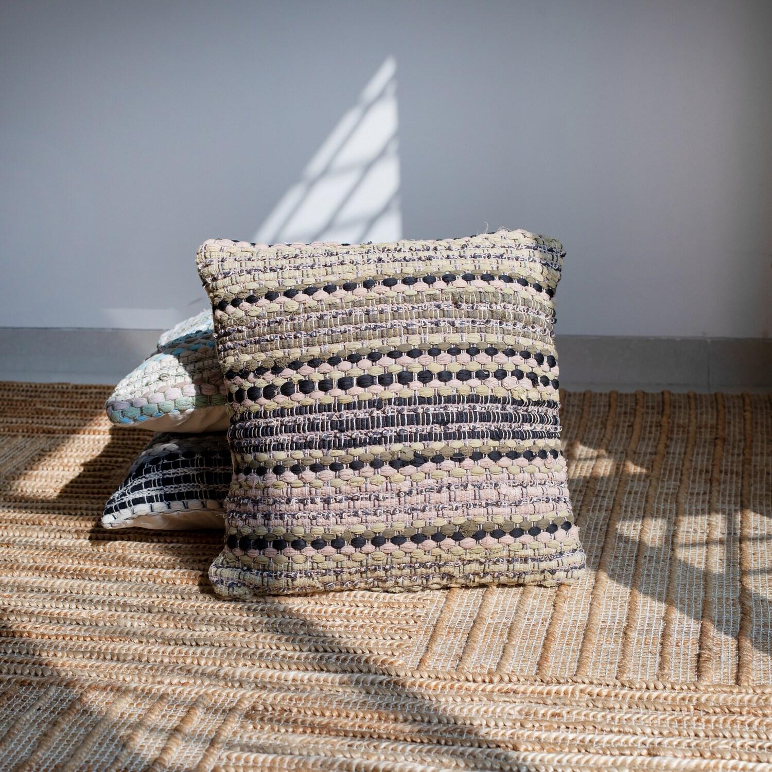 LR Home Verdant Weave Throw Pillow