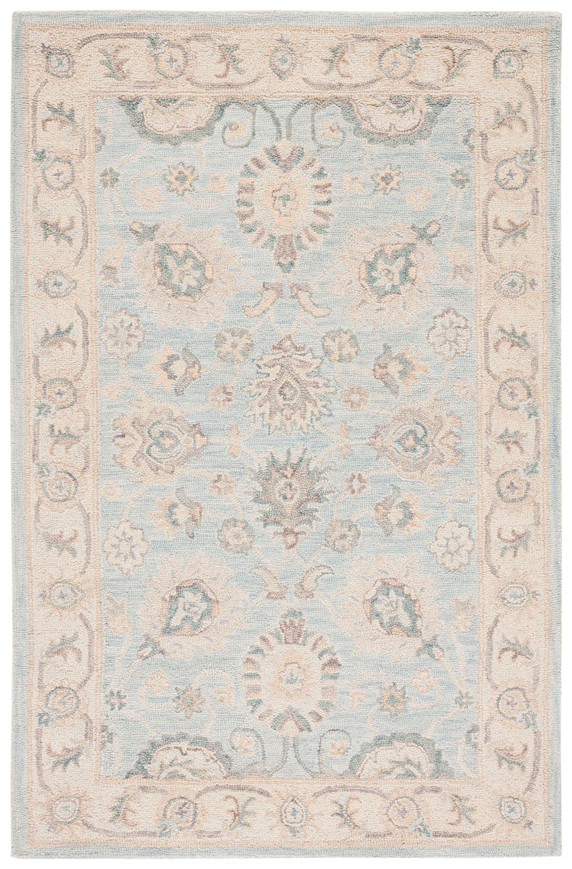 Blossom BLM702 Hand Tufted Area Rug - Grey/Multi - 5'x8' - Safavieh.