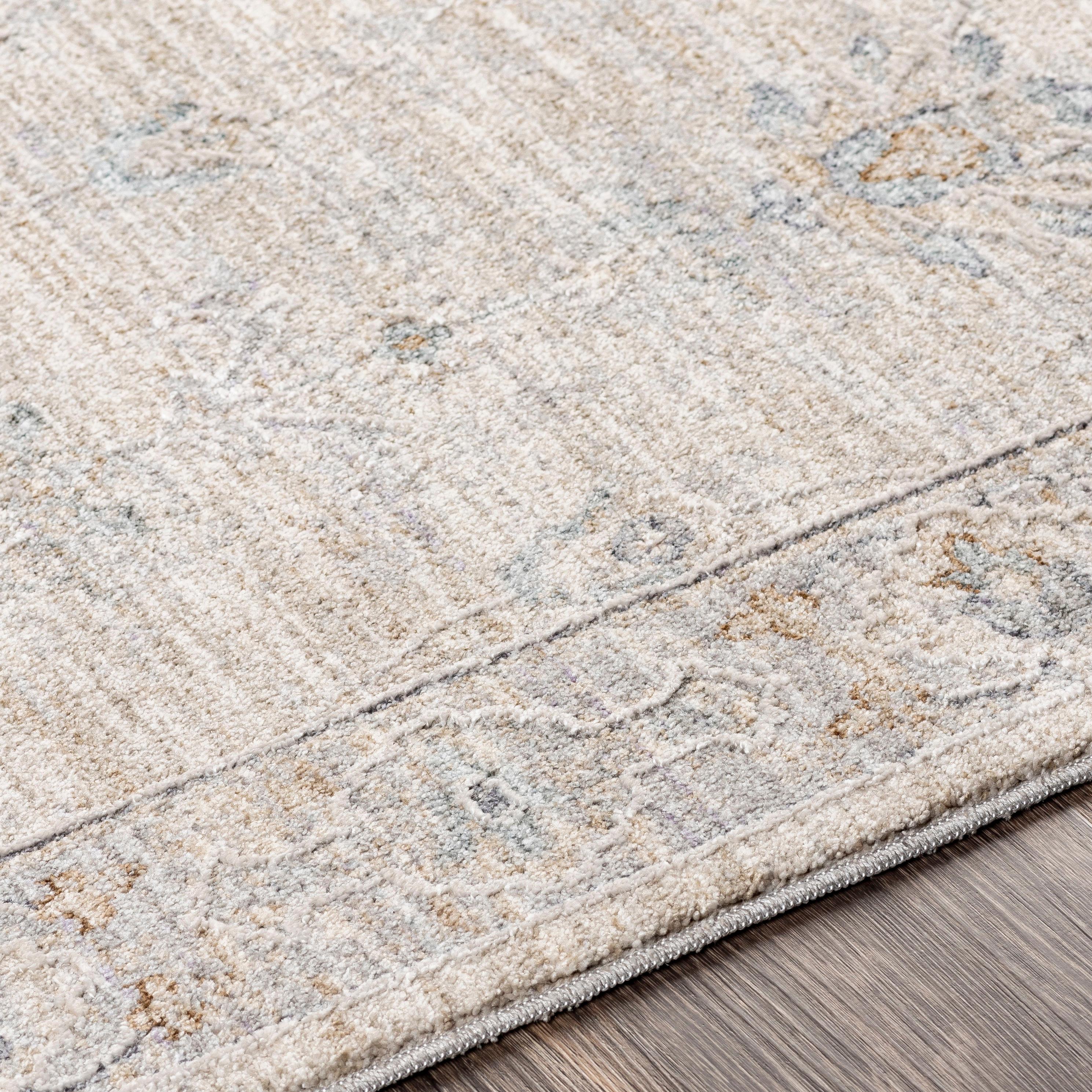 Reversible Handmade Gray Cotton Blend 5' x 7' Area Rug