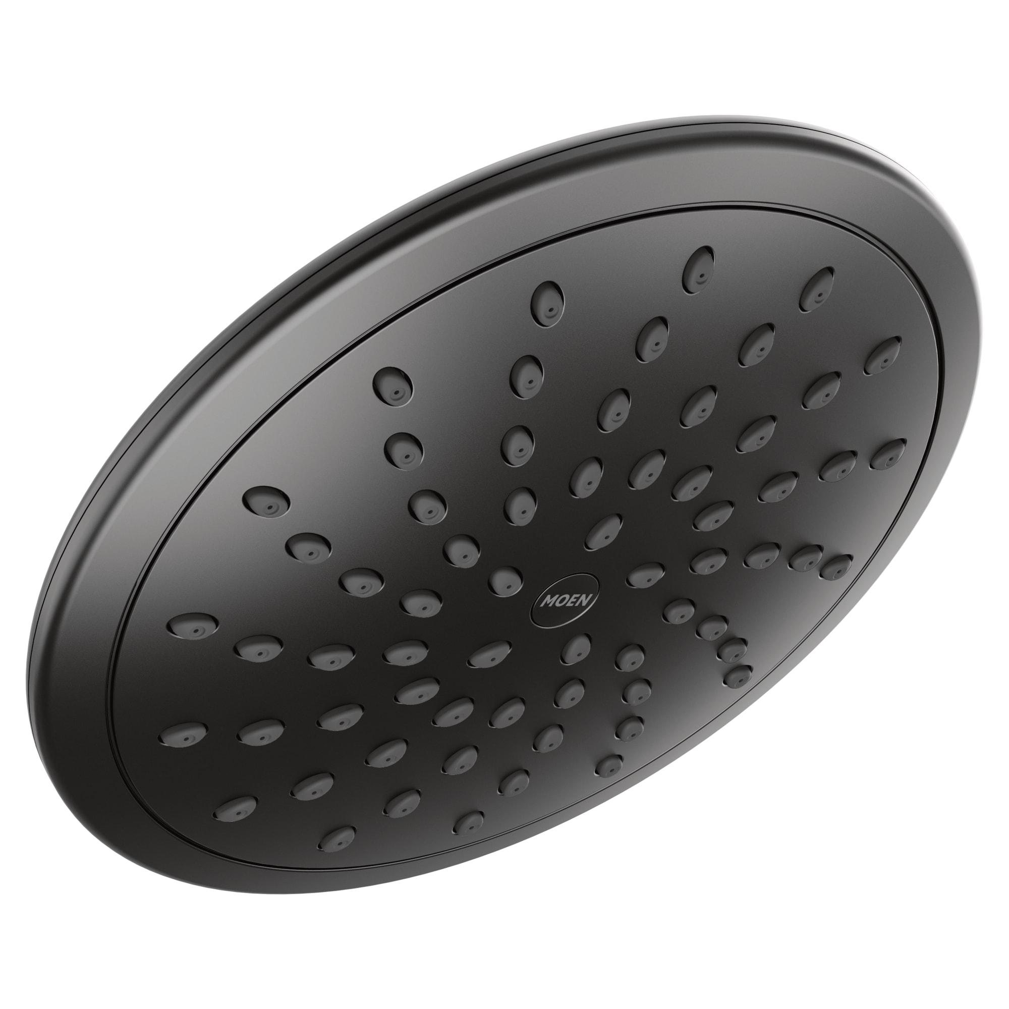 Moen Wide Round Rain Shower Head for Bathroom with 2 GPM High-Pressure Rainfall Spray