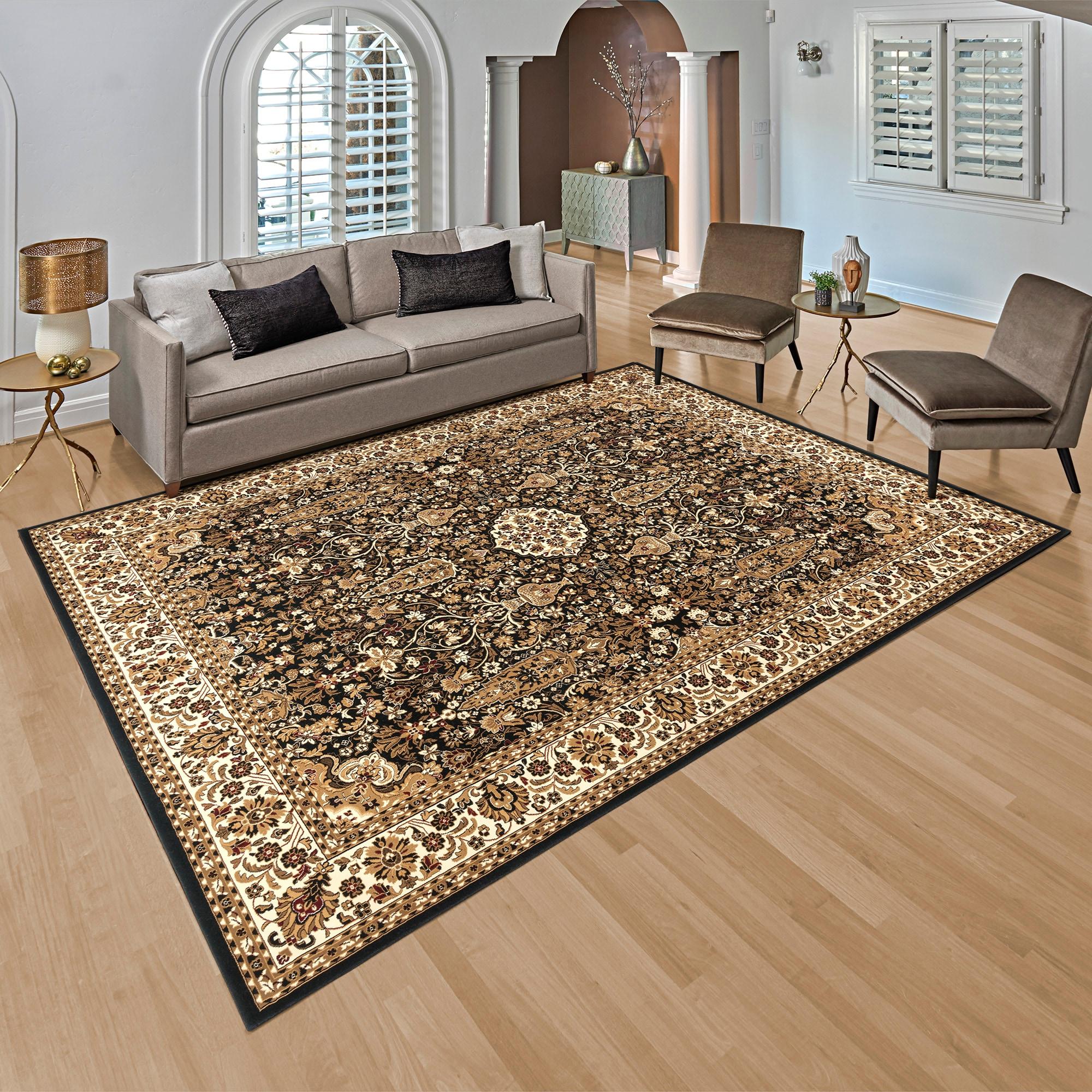 Gertmenian Majestic Vernon Traditional Oriental Floral Wide Border Area Rug
