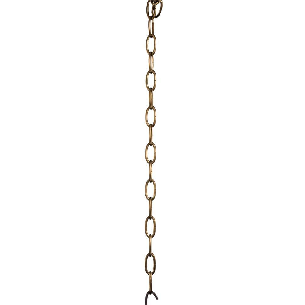 36-Inch Antique Brass Steel Chain for Hanging Fixtures