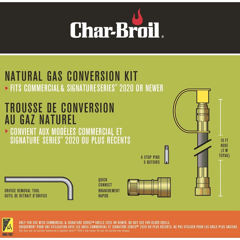 Charbroil Rubber Natural gas conversion kit