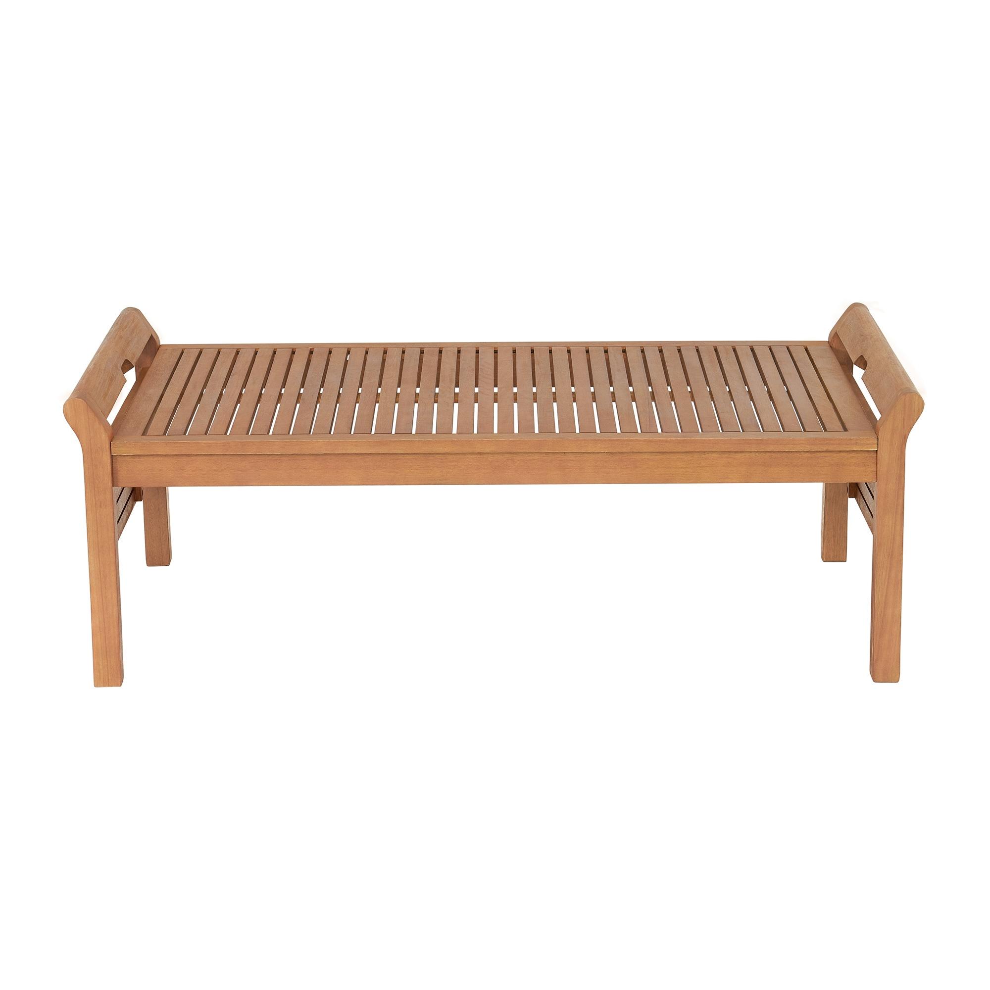 Stamford 49" Wide Solid Wood Outdoor Rectangular Coffee Table