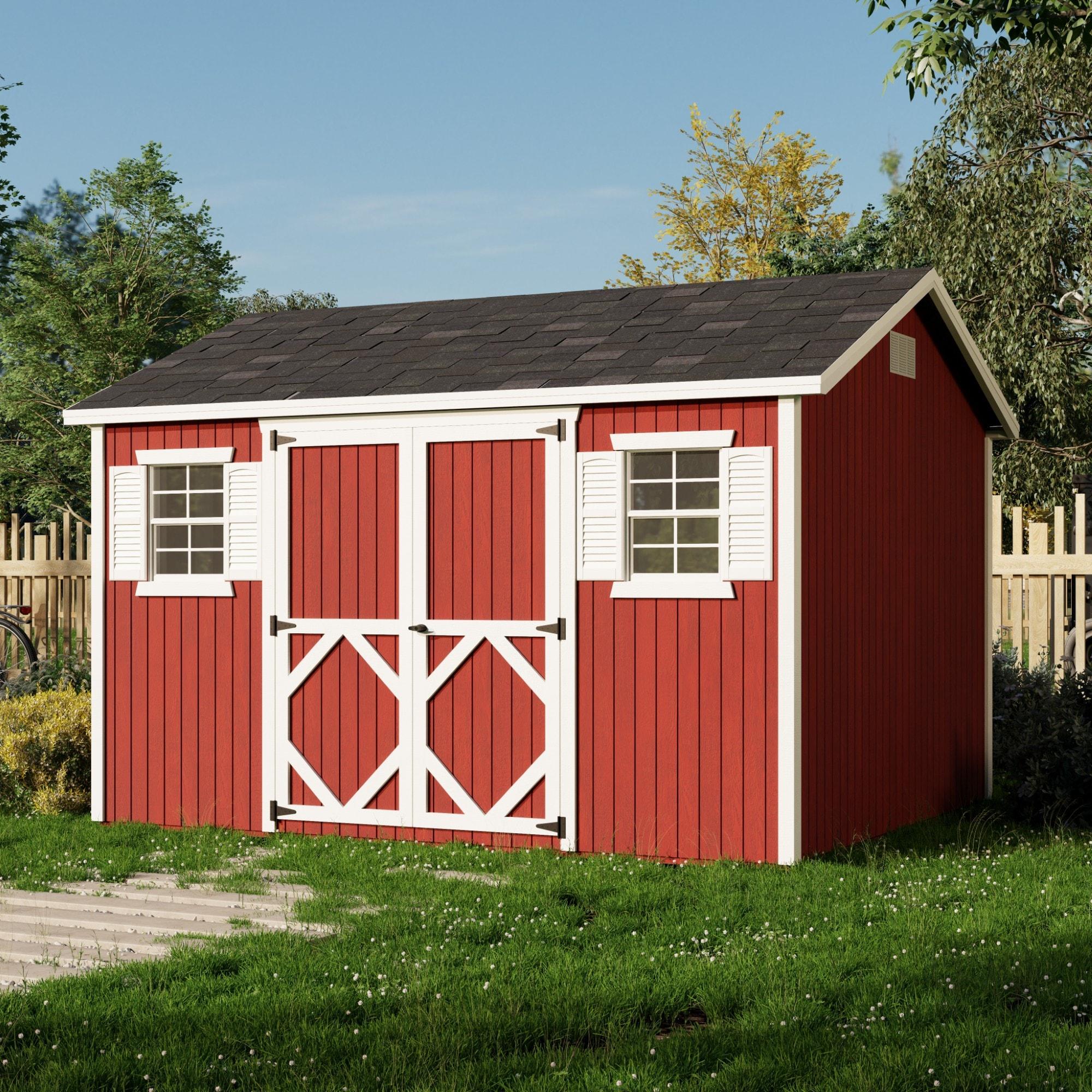 Little Cottage Co. Classic Workshop Outdoor Wood Storage Shed