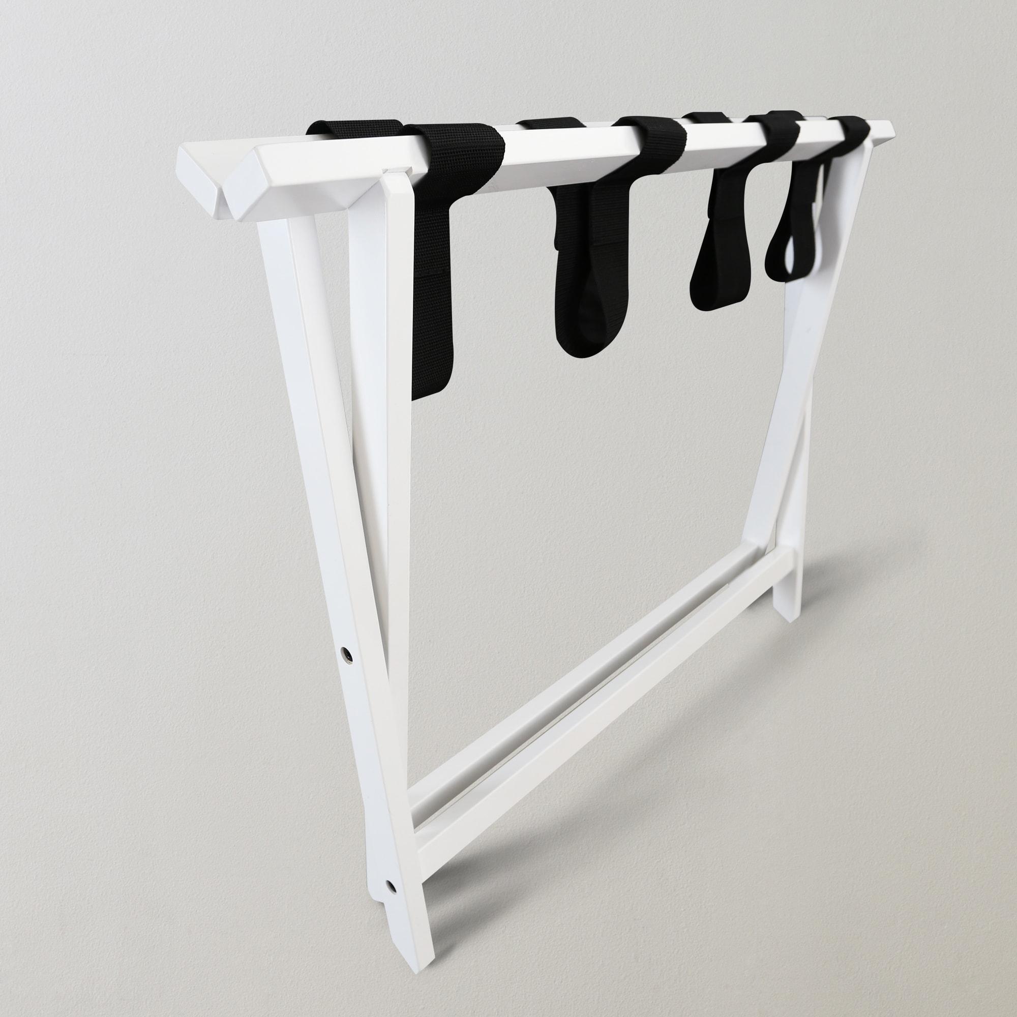 Kiflic Heavy Duty 30" Extra-Wide Luggage Rack,Solid wood Suitcase Stand for Guest Room, Bedroom, Hotel