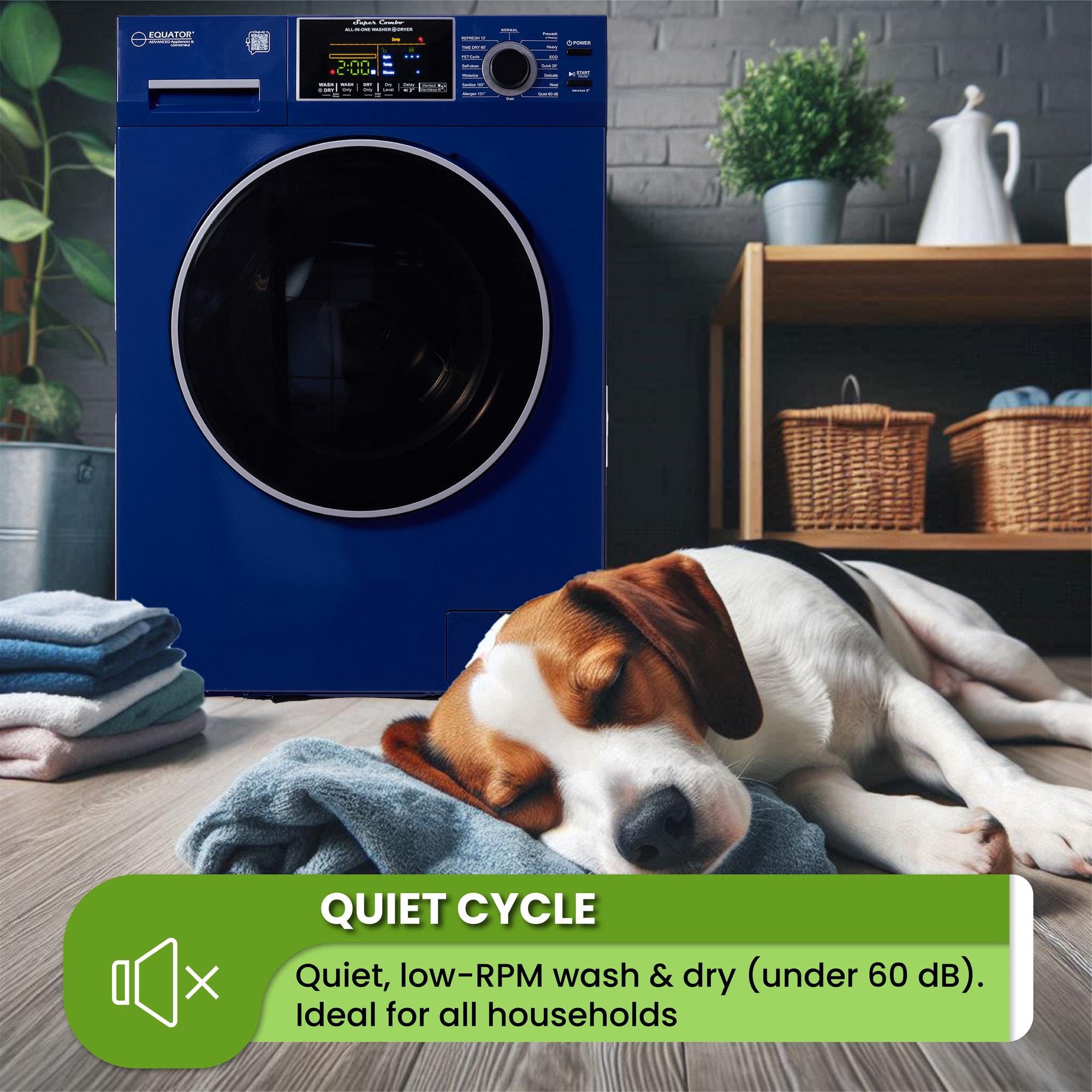 Equator All-In-One VENTED/VENTLESS Washer-Dryer 1.9cf/18lb SANITIZE 1400RPM 110V