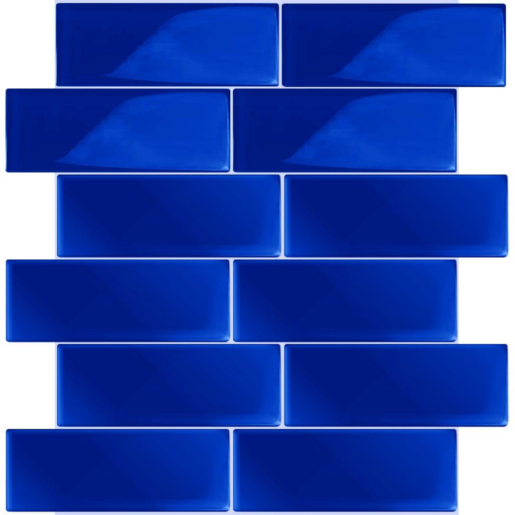 3" X 12" Glass Brick Look Subway Wall Tile