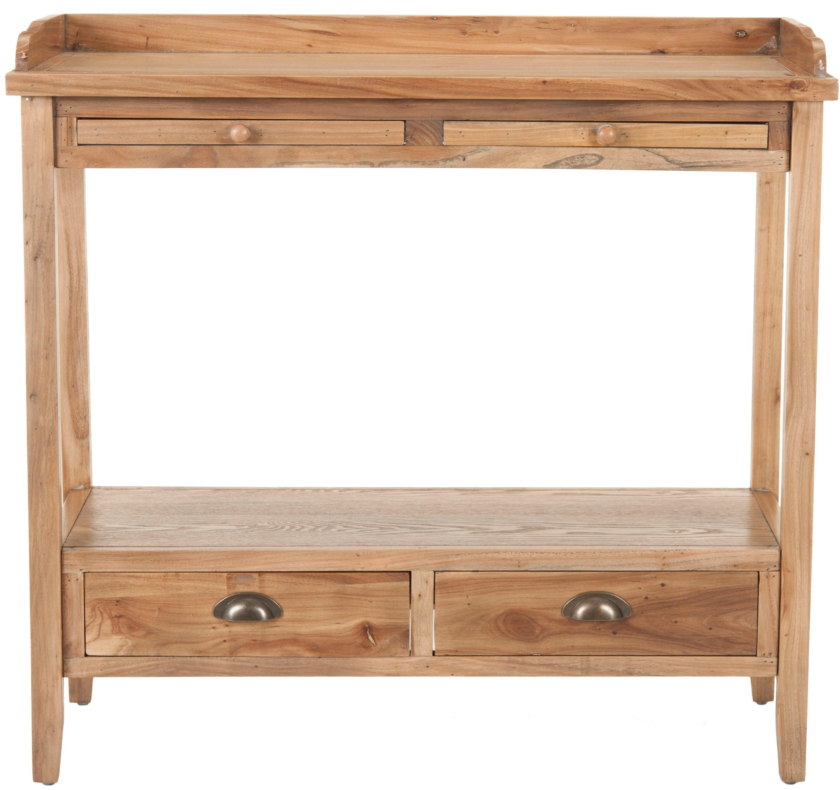Peter Console - AMH6571A - Brown - Safavieh Couture