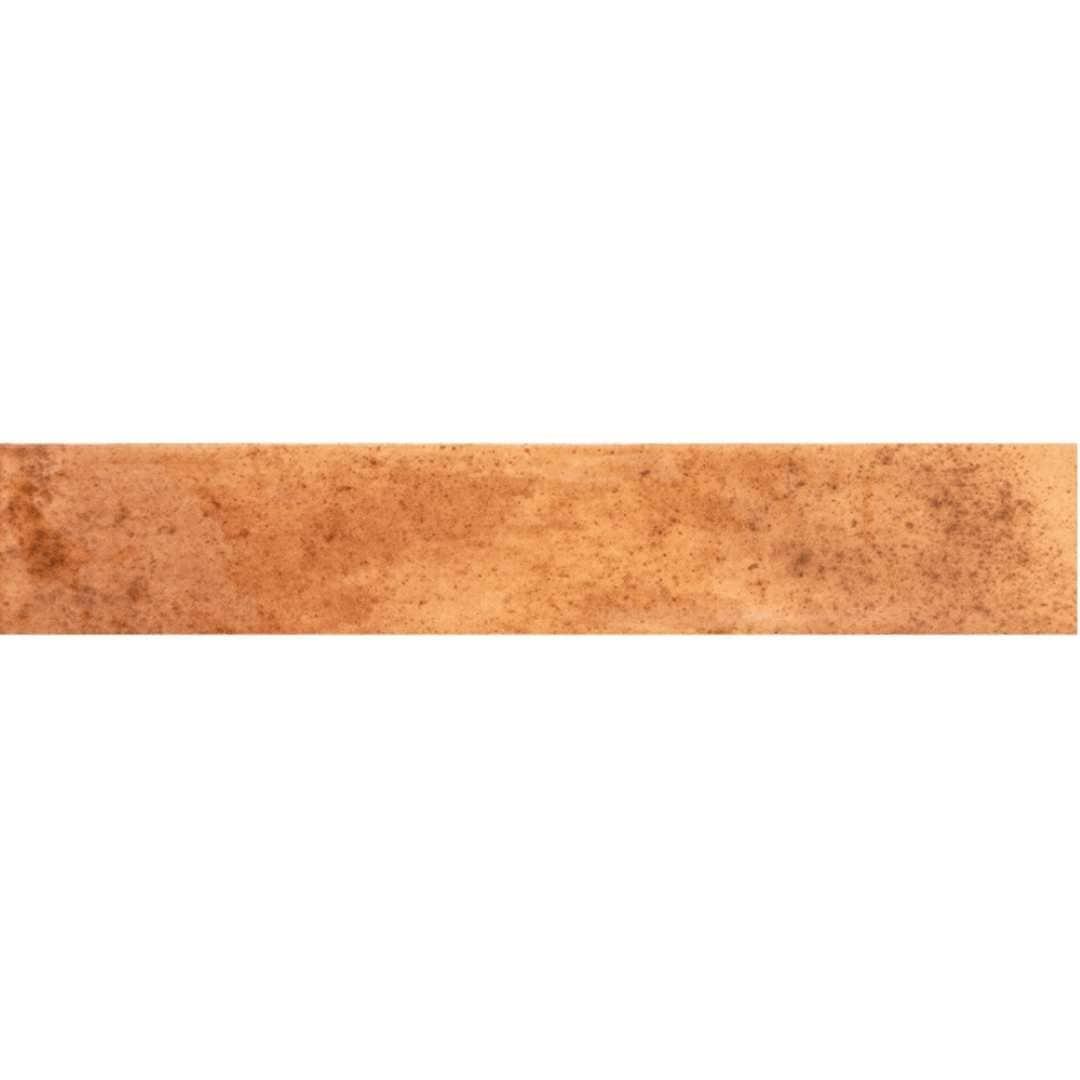 The Tile Life Ibiza 2x10 Terracotta Glossy Ceramic Subway Wall Tile - 2x10 Sample