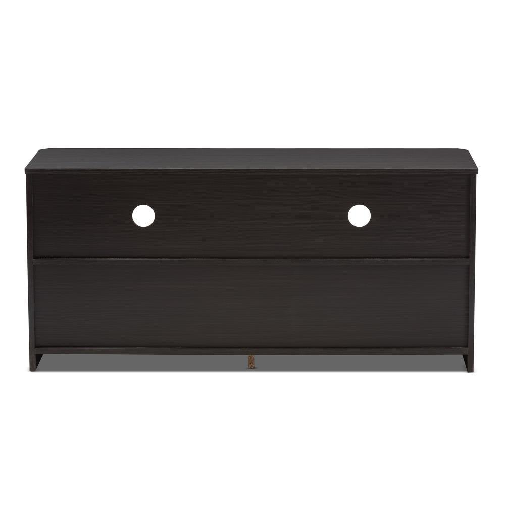 Wholesale interiors 2-Drawer TV Stand, Espresso Brown