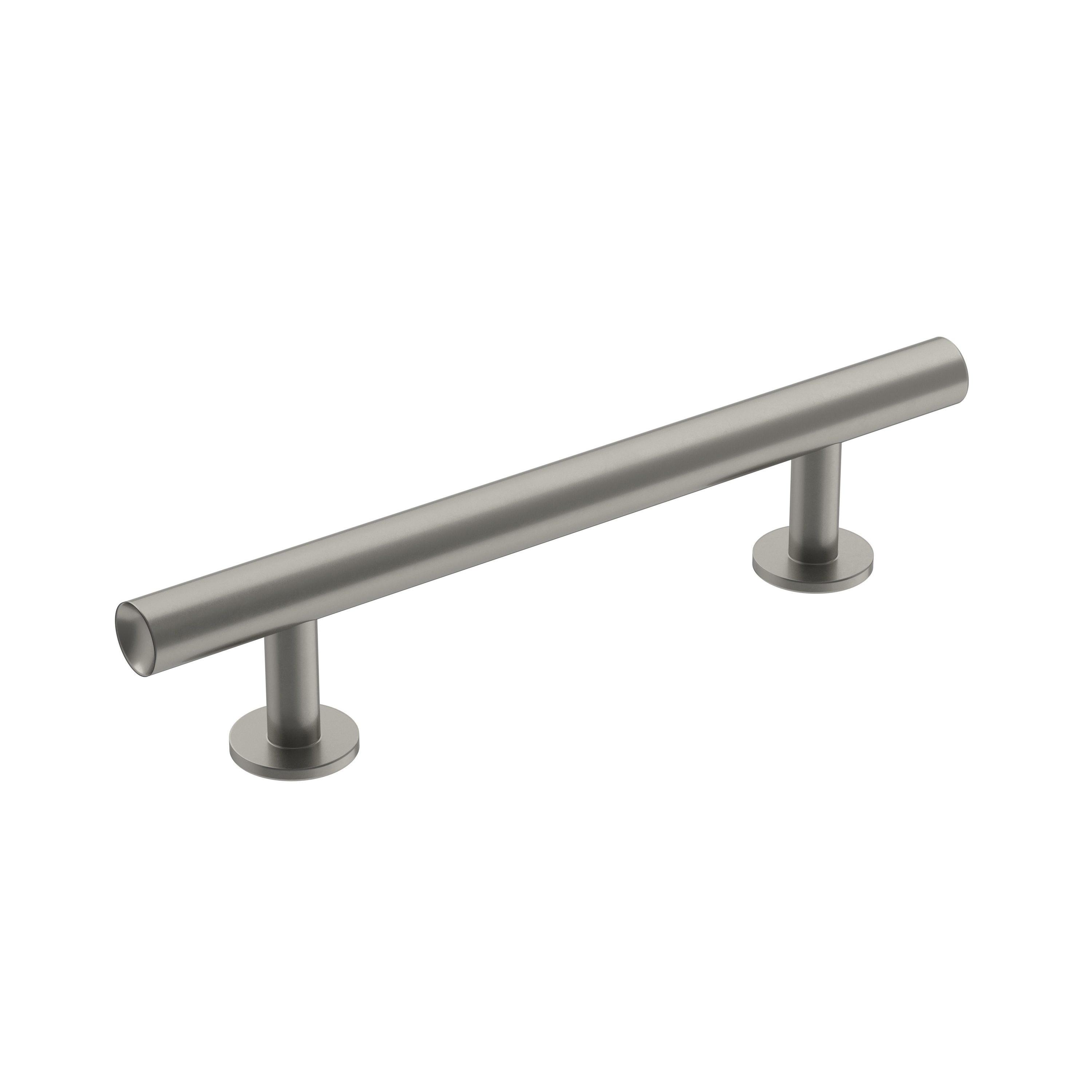 Amerock Radius 3-3/4 inch (96mm) Center-to-Center Satin Nickel Cabinet Pull