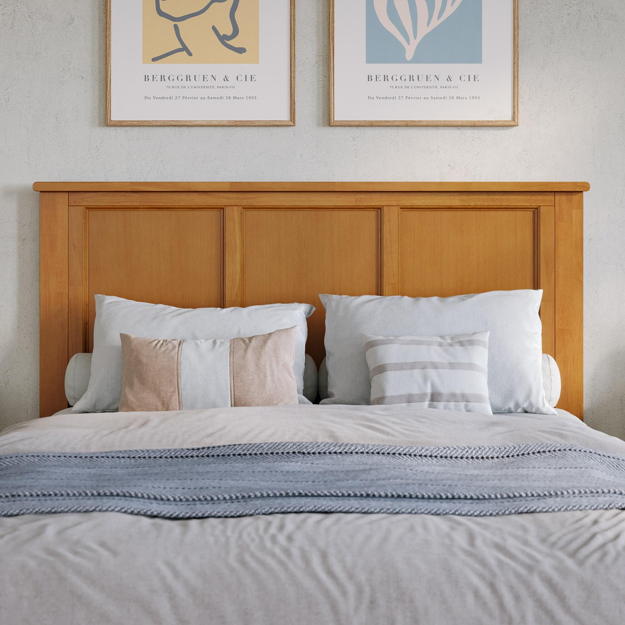 Madison Solid Wood Low Profile Platform Bed with Matching Footboard