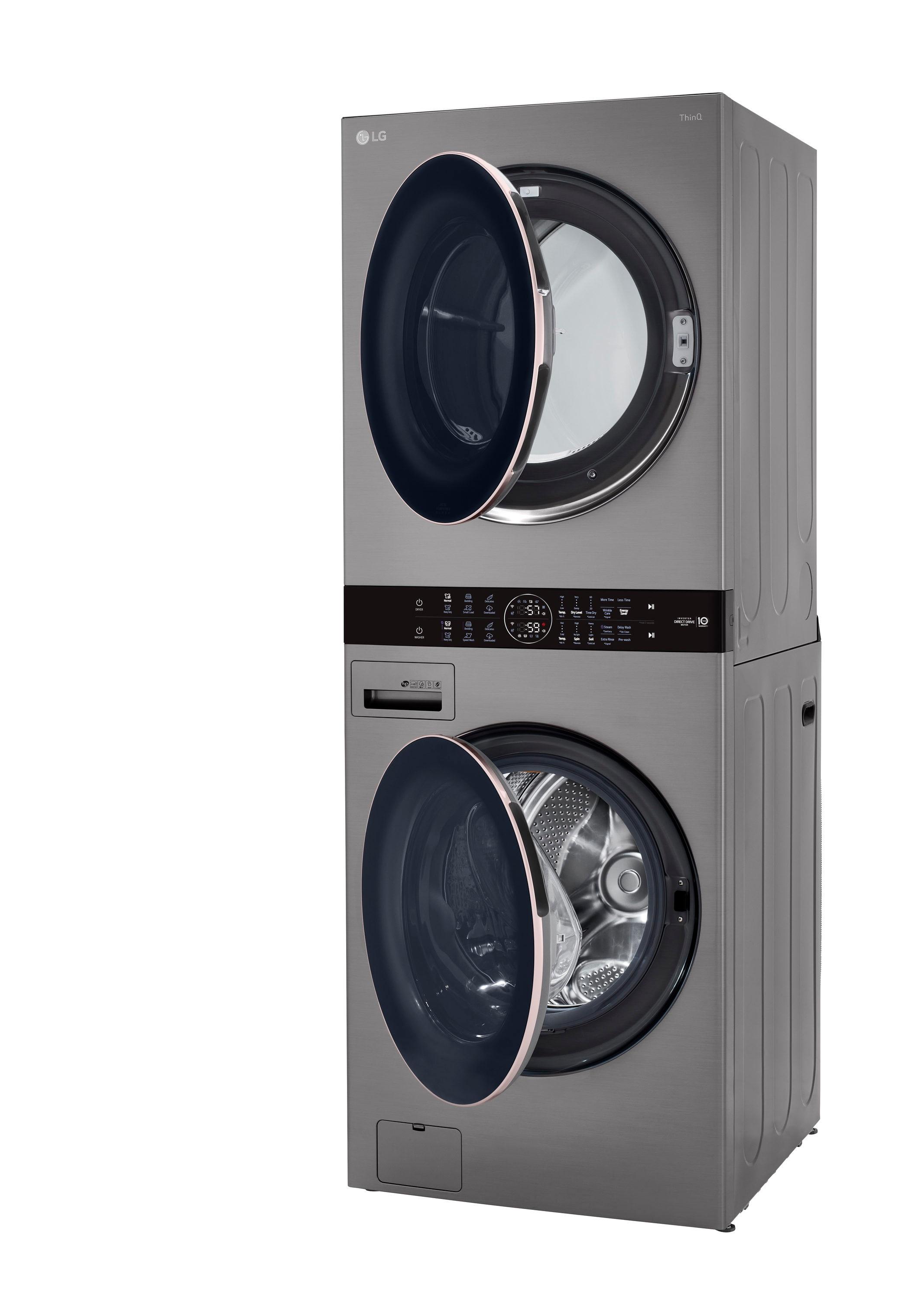 LG LG Single Unit Front Load WashTower with Center Control Washer and 7.4 cu. ft. Electric Dryer, 4.5 cu. ft. WKE100HVA