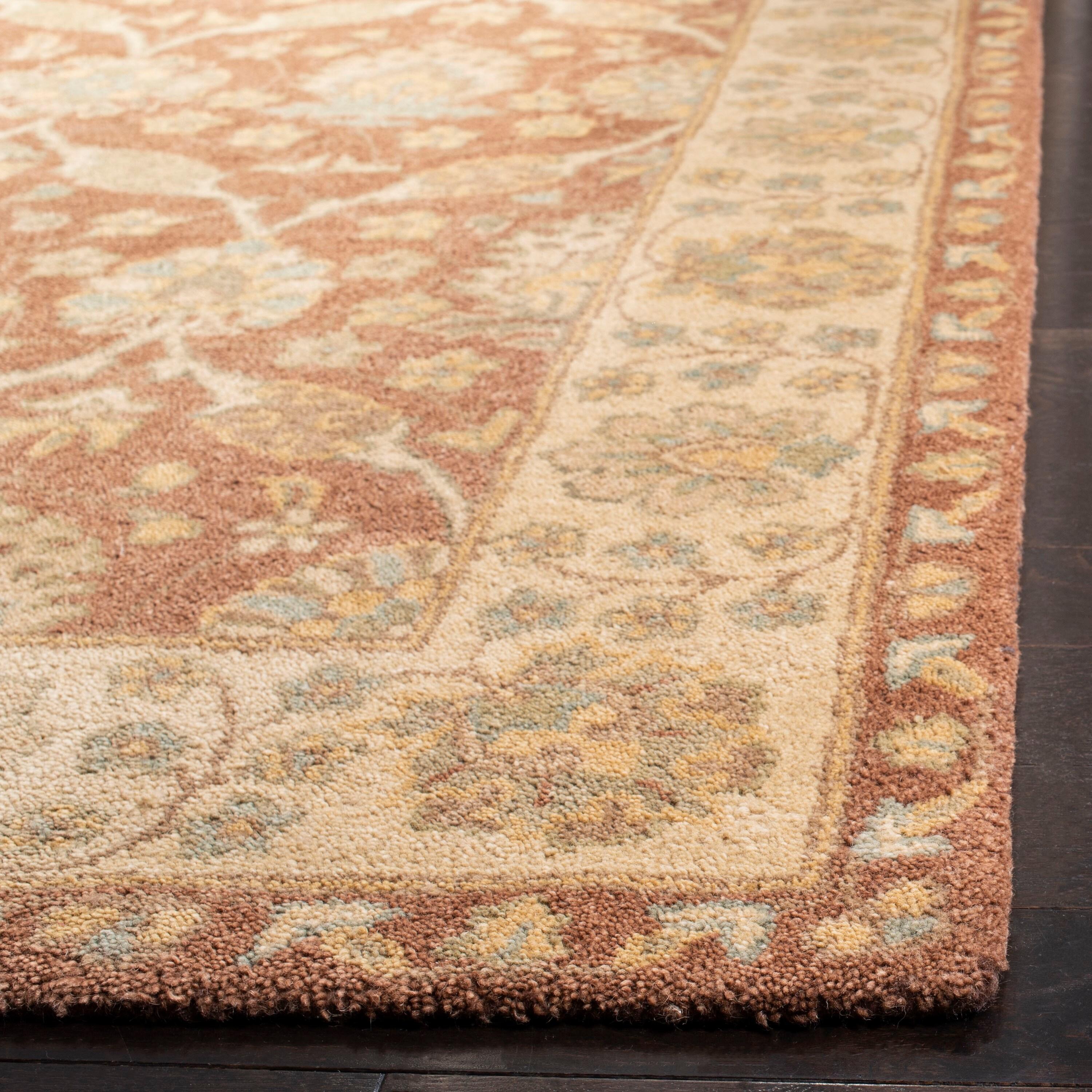 Antiquity AT315 Hand Tufted Runner Rug - Brown/Taupe - 2'3"x14' - Safavieh.