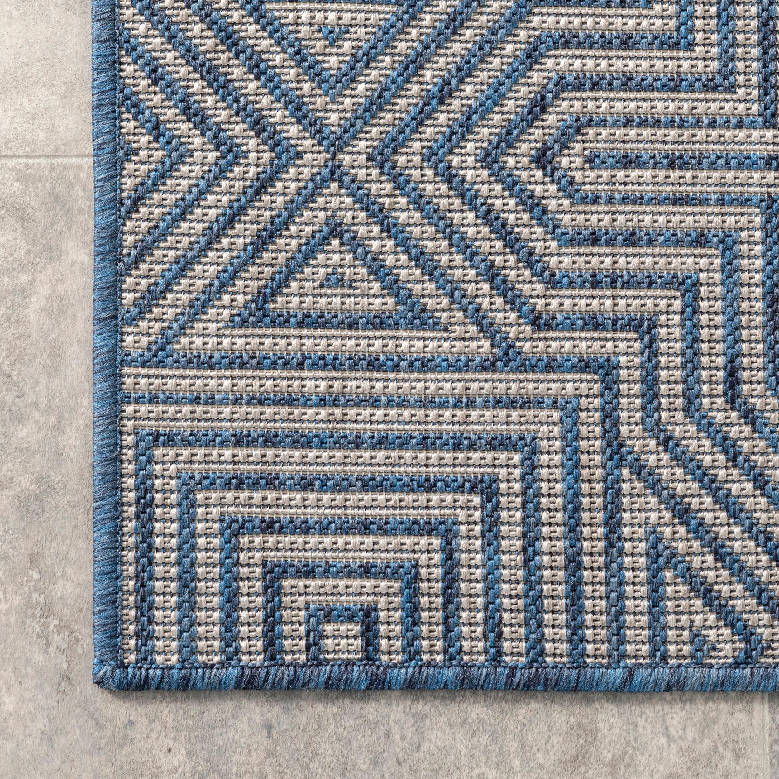 nuLOOM Kelsey Modern Abstract Indoor and Outdoor Area Rug