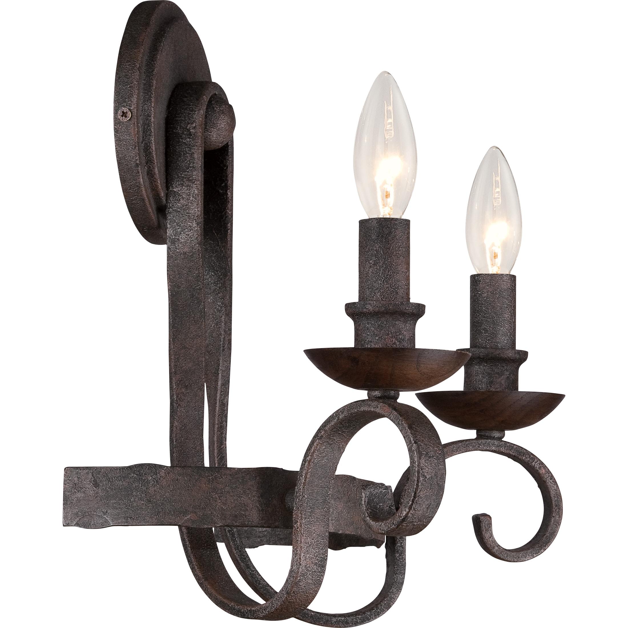 Quoizel Lighting Noble 2 - Light Sconce in  Rustic Black