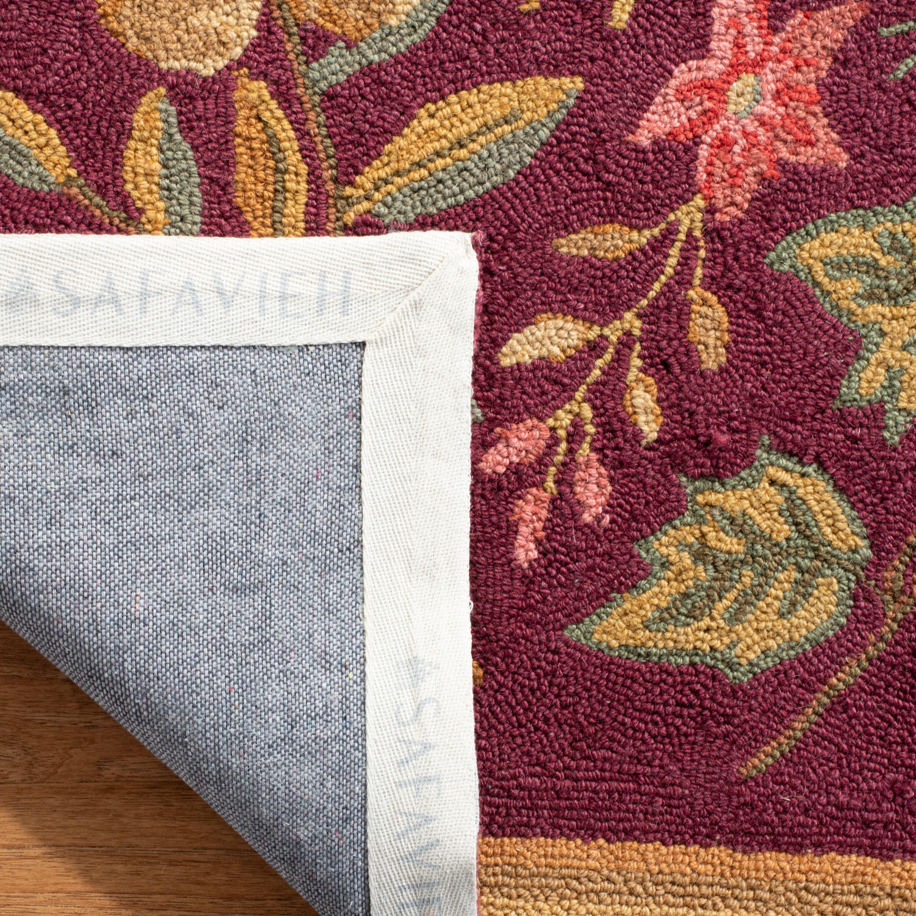 Chelsea HK210 Handmade Area Rug - 6'x9' - Burgundy - Safavieh