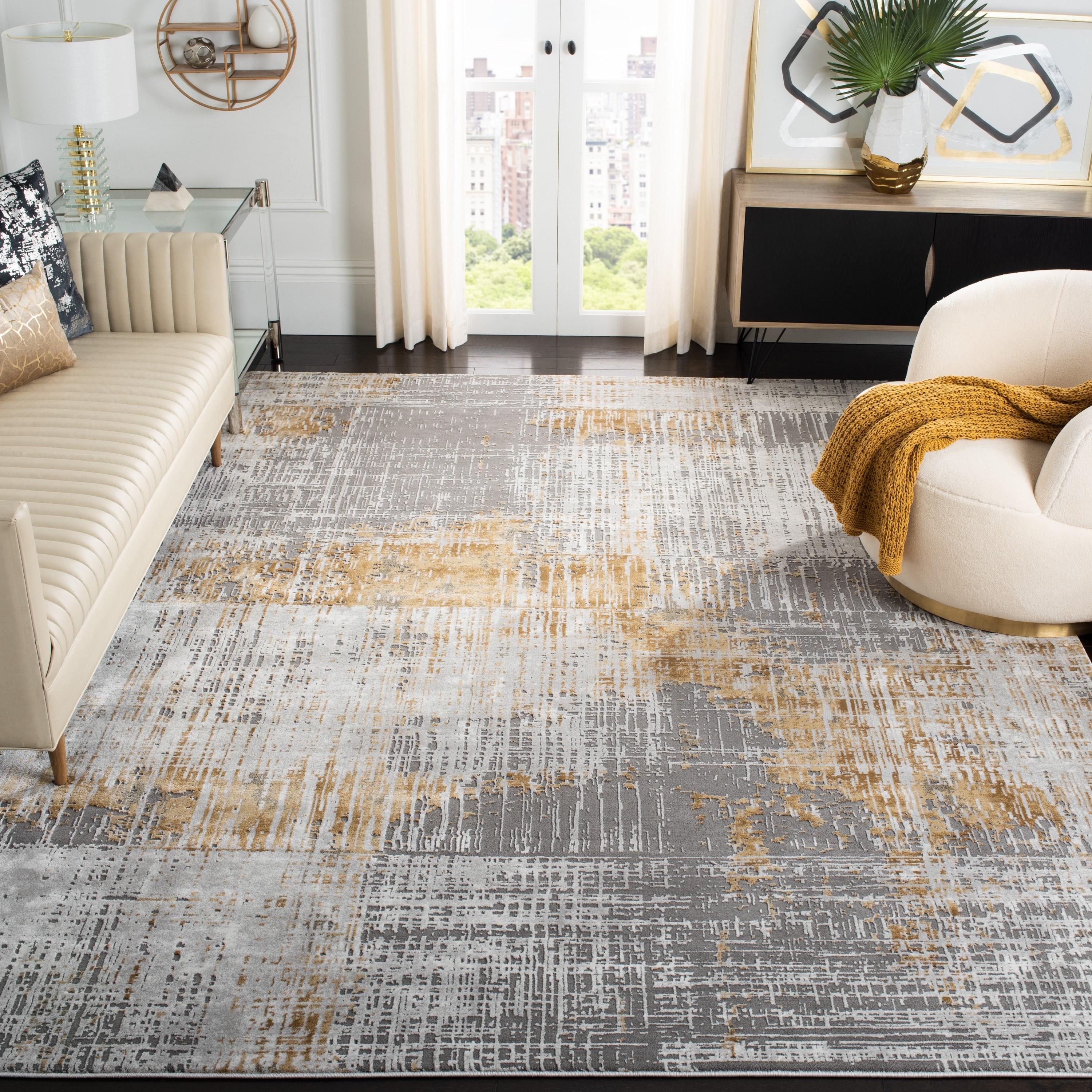 Craft CFT874 Loomed Indoor Area Rug - Grey/Beige - 8'x10' - Safavieh