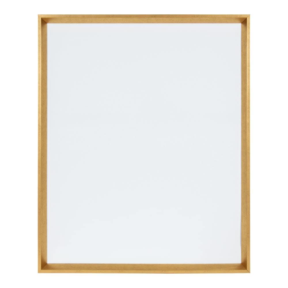 Gold Framed Magnetic Dry Erase Board 31" x 26"