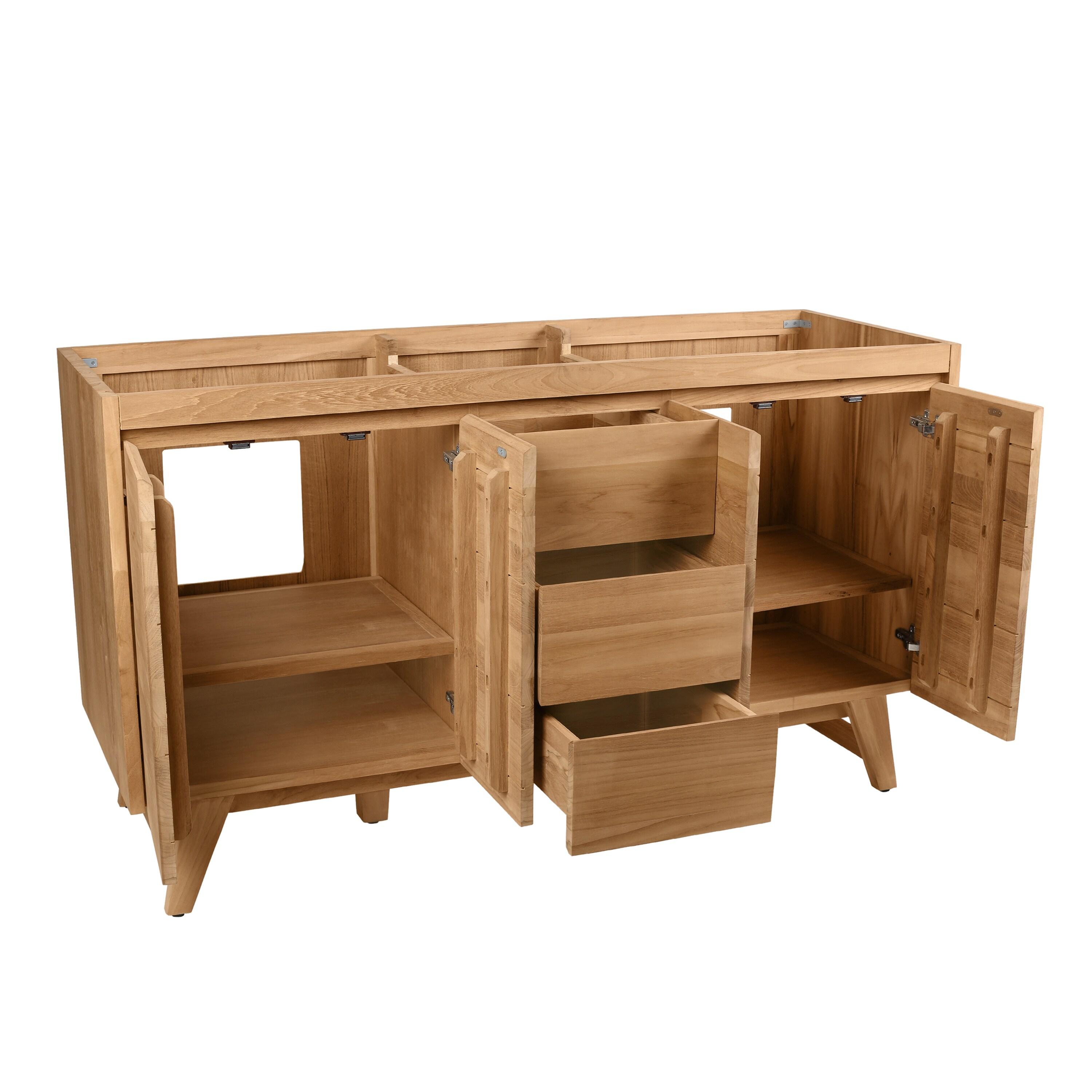 Avanity Coventry 60" Double Bathroom Vanity with Engineered Stone Top