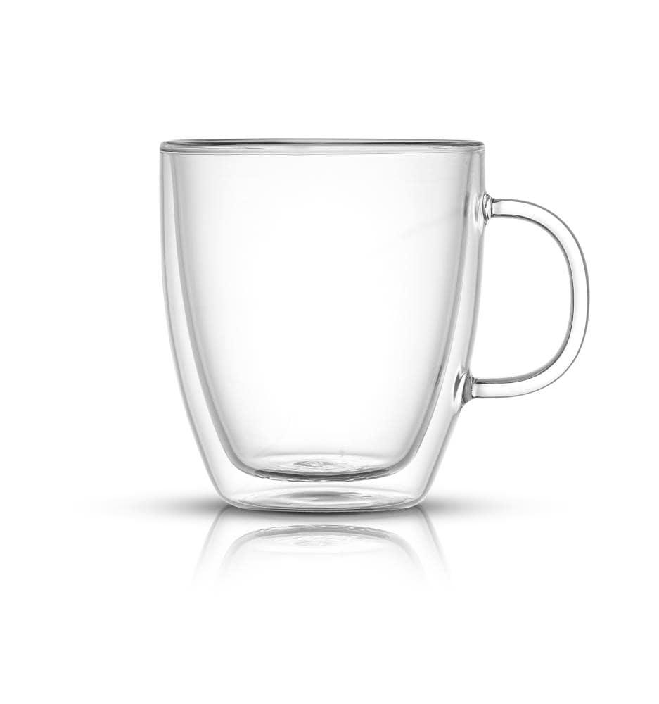 Savor Double Wall Insulated Glass Mugs - 13.5 oz - Set of 2