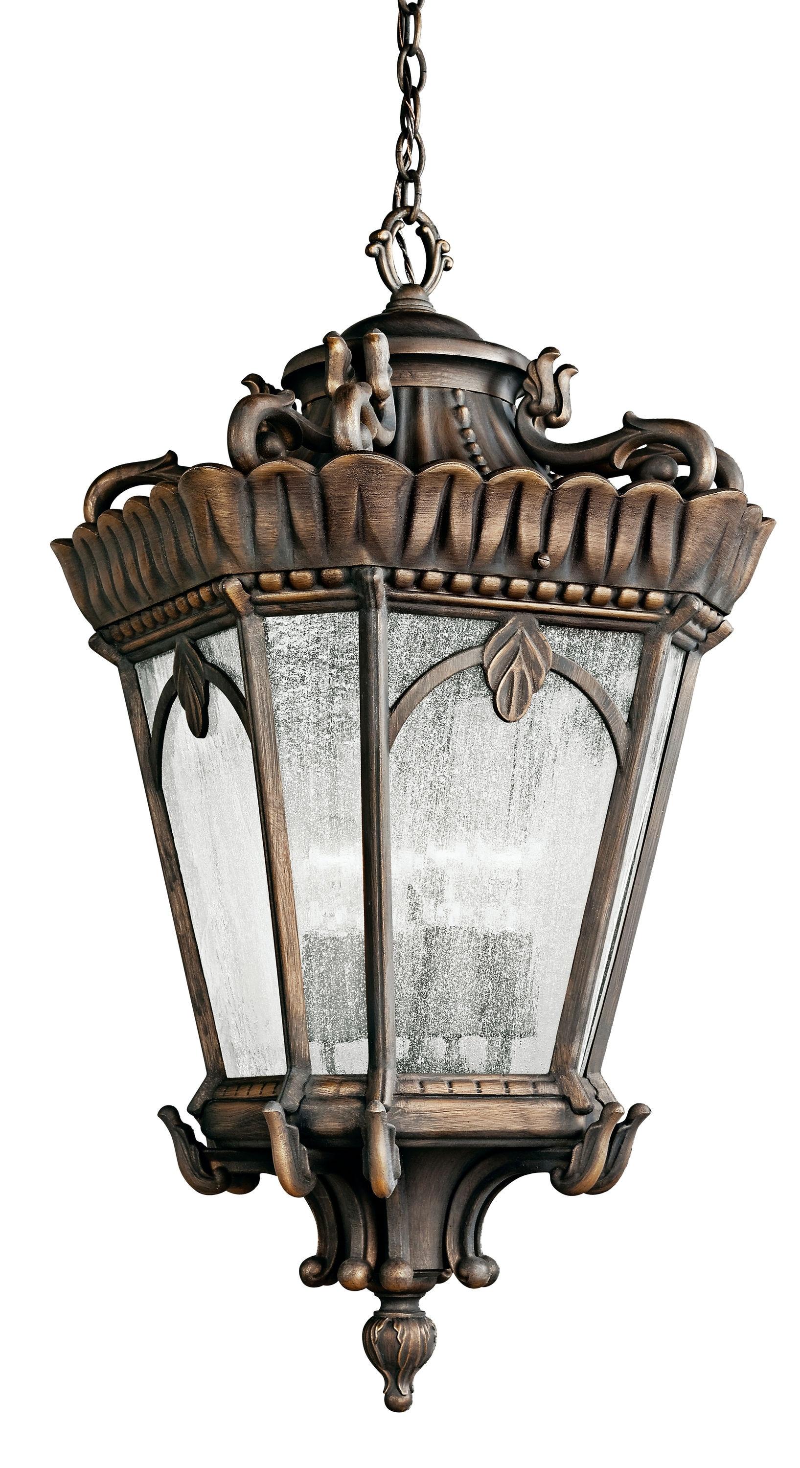 Fleur De Lis Living Guzzi 4 - Light Outdoor Hanging Lantern
