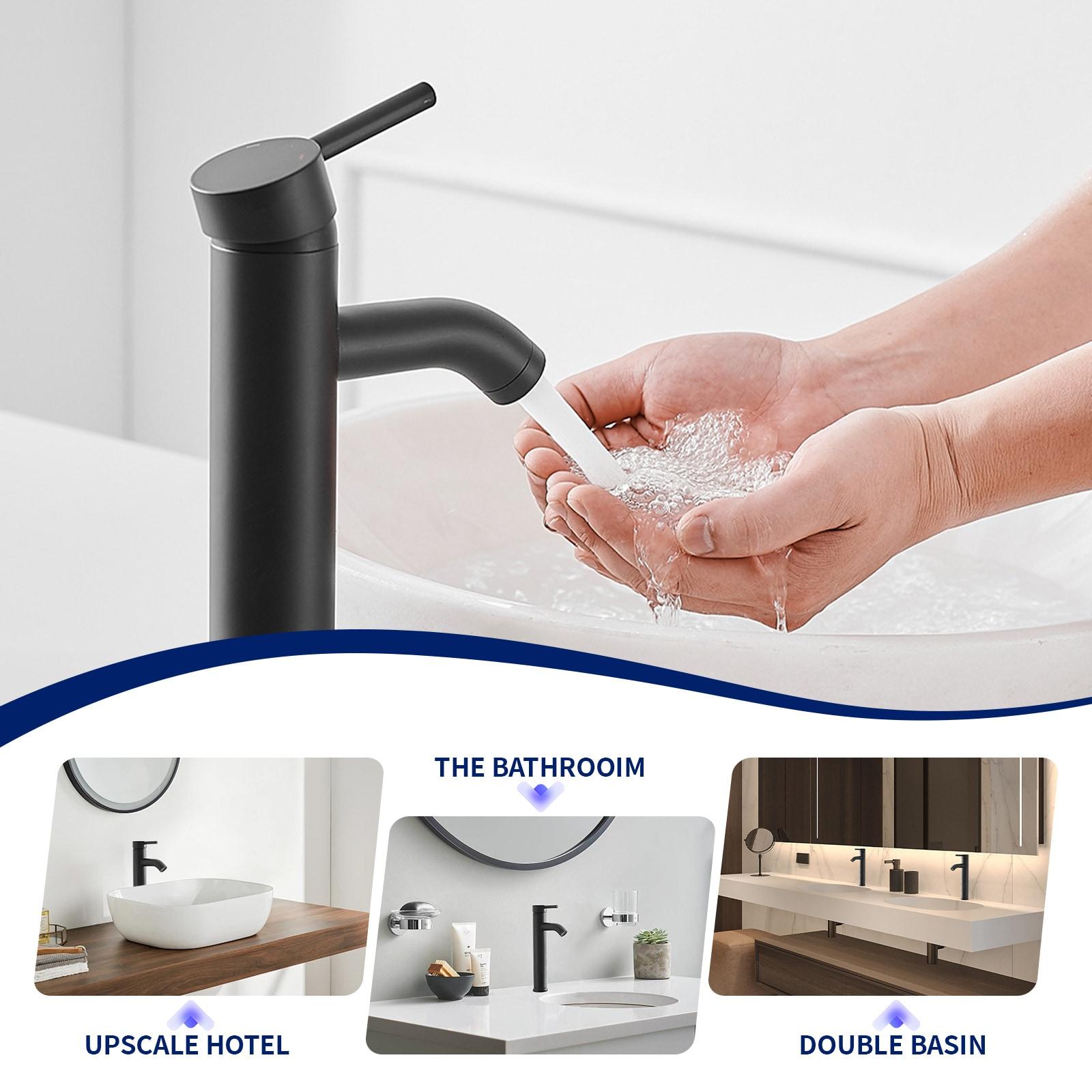 Vessel Sink Faucet Single-handle Bathroom Faucet with Drain Assembly