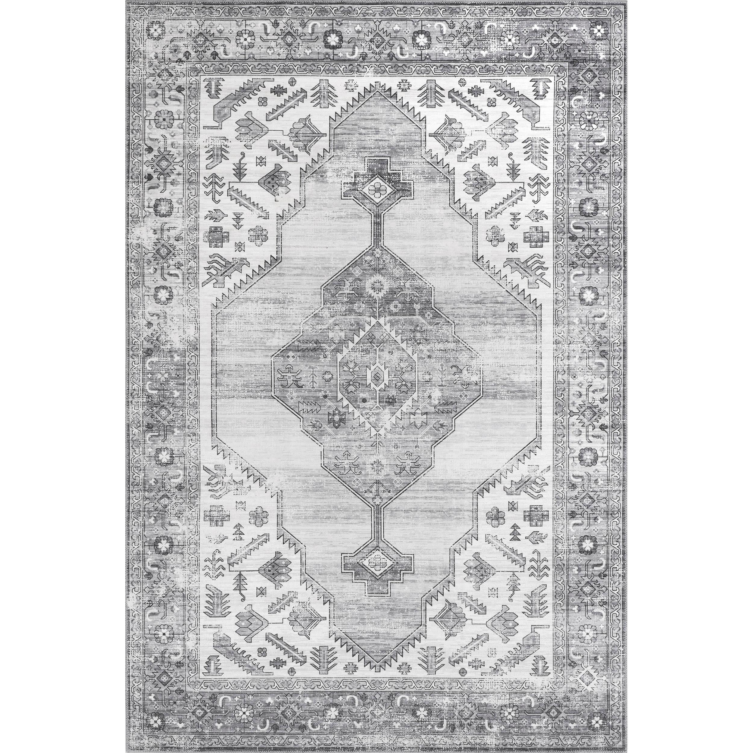 Ophelia & Co. Delmore Power Loom Gray Rug