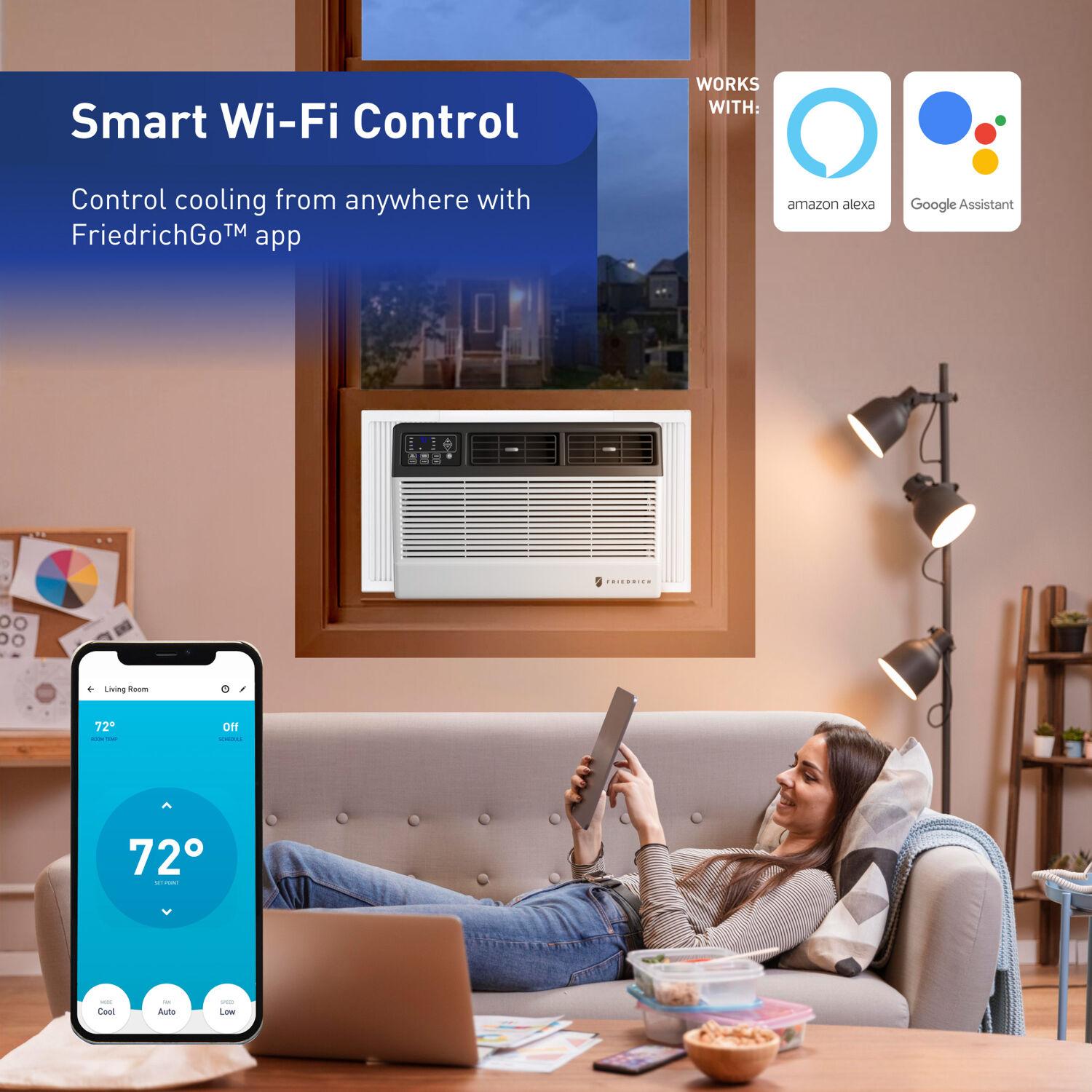 Friedrich 8000 BTU Wi-Fi Connected Window Air Conditioner with Remote Included