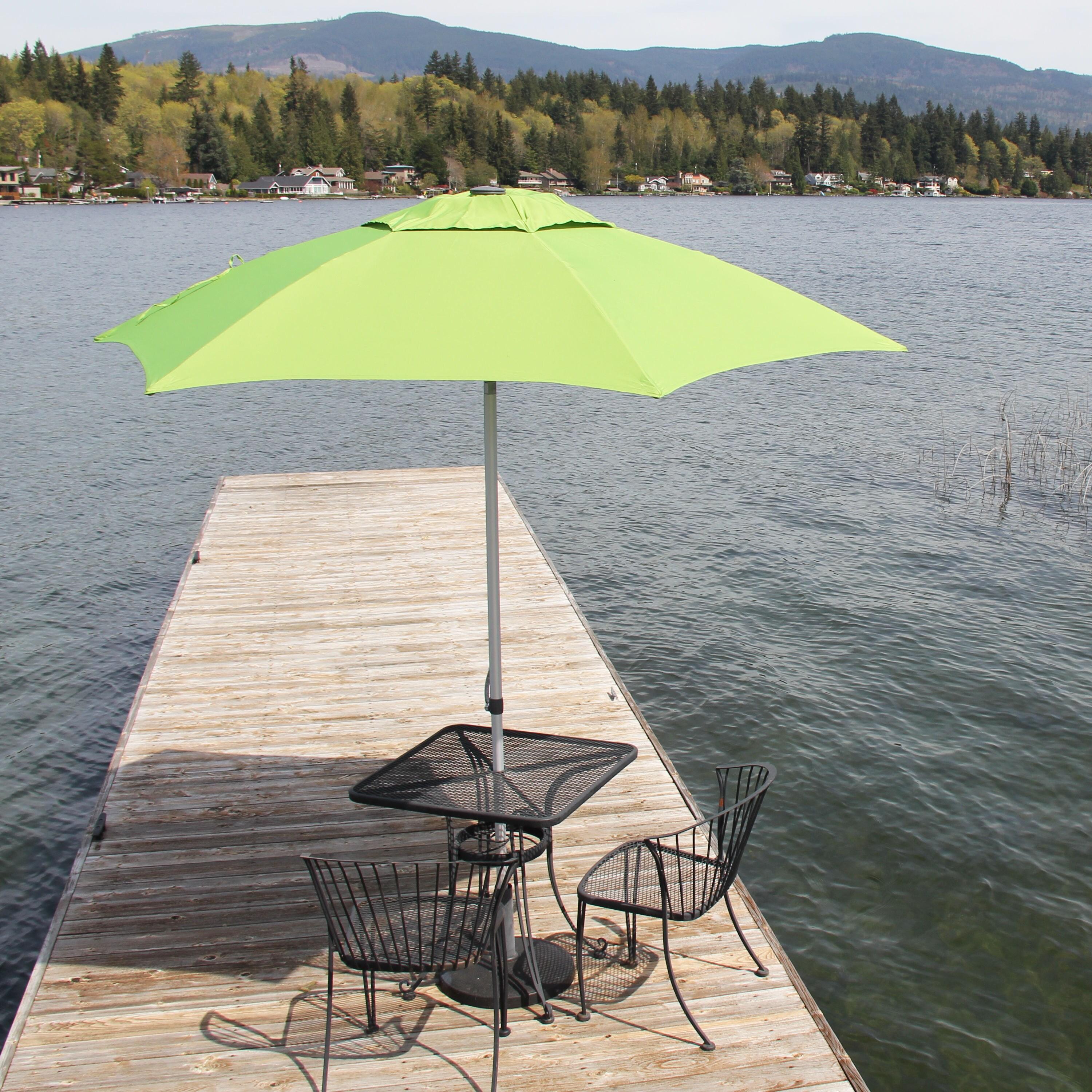 8.5' Aluminum Solid Market Patio Umbrella