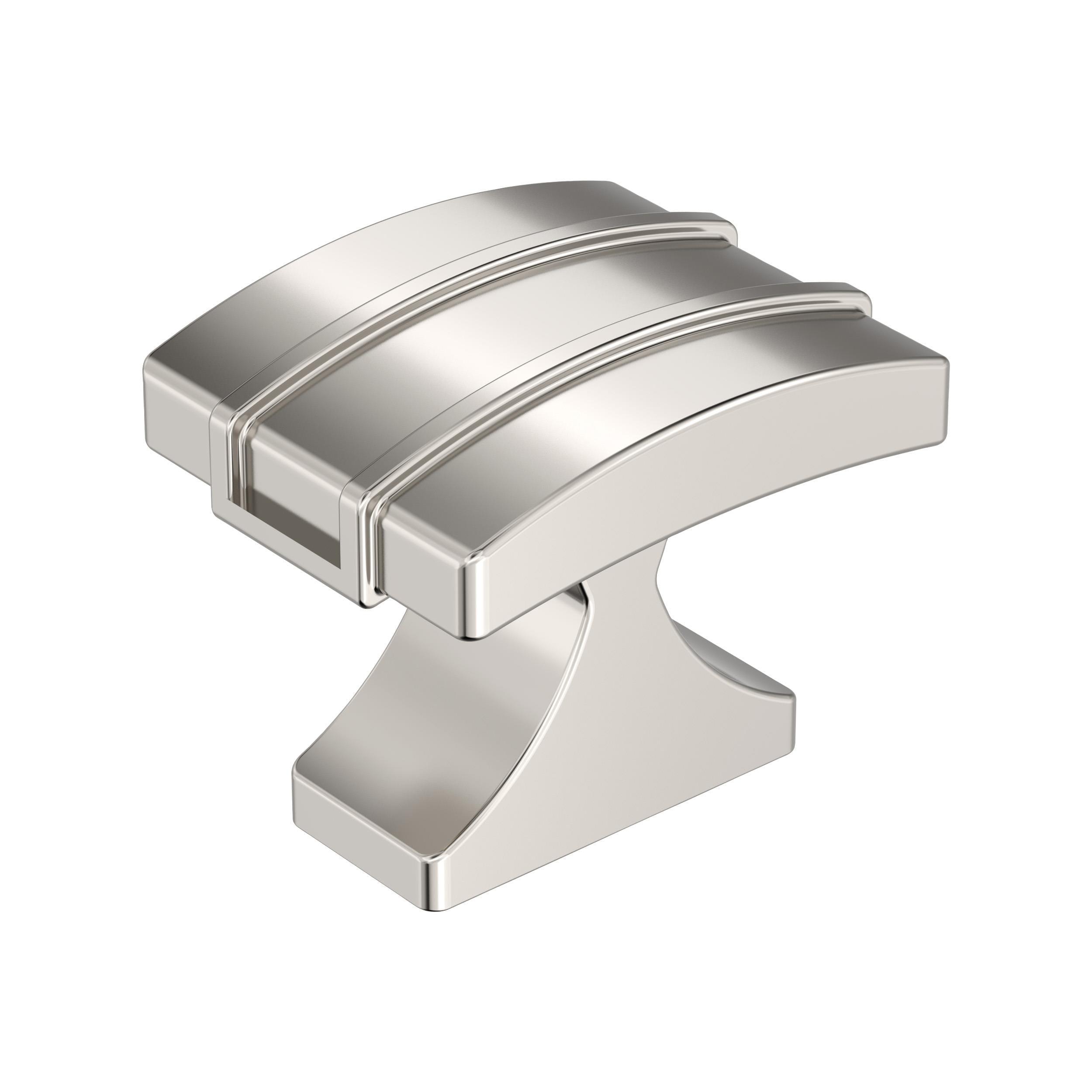 Amerock Davenport 1-1/2 inch (38mm) Length Polished Nickel Cabinet Knob