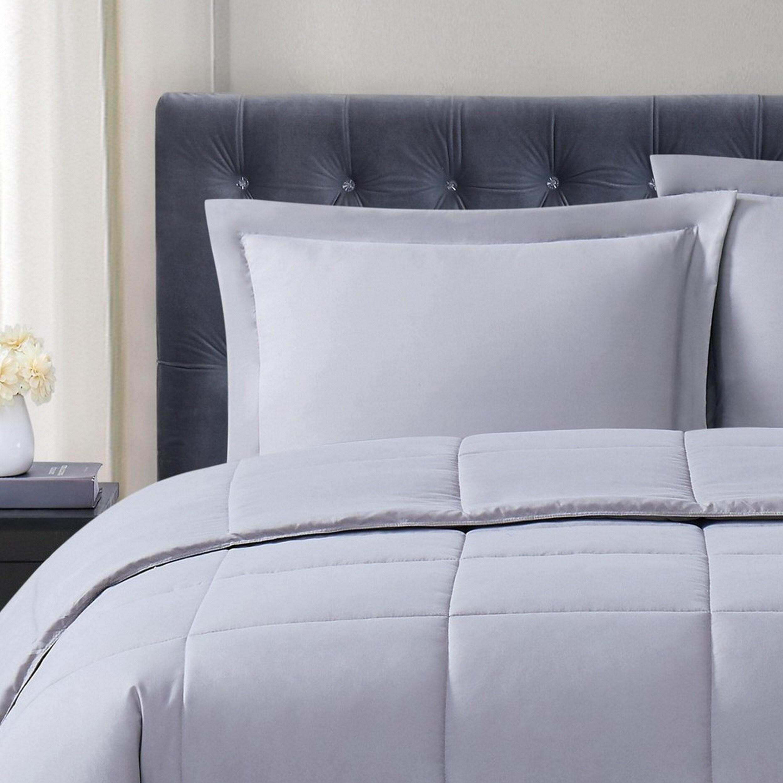 Everyday Baffle Box Stitch Comforter Set