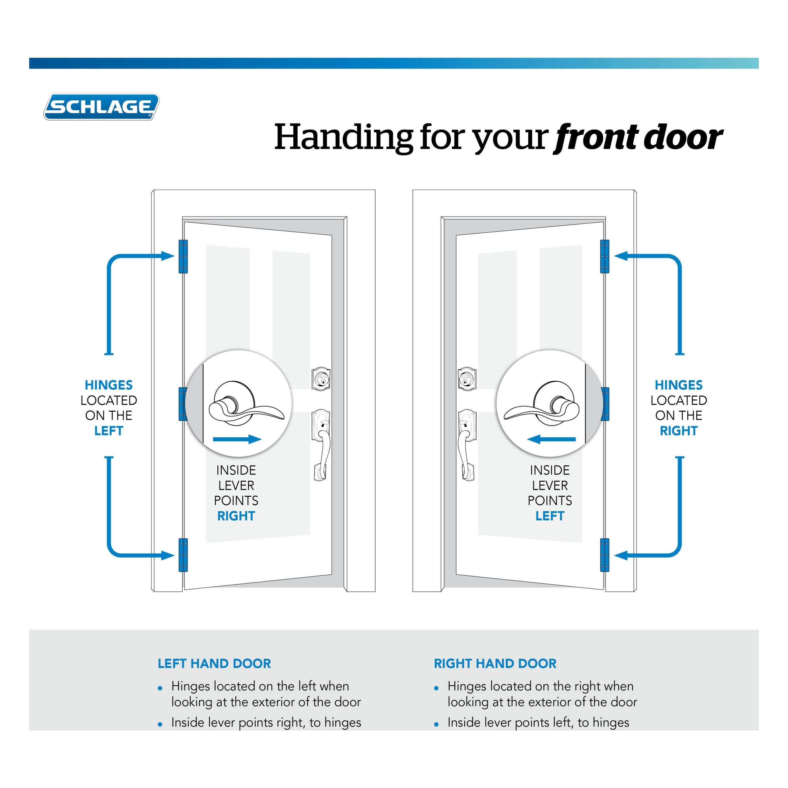 Accent Lever Non-Turning Lock
