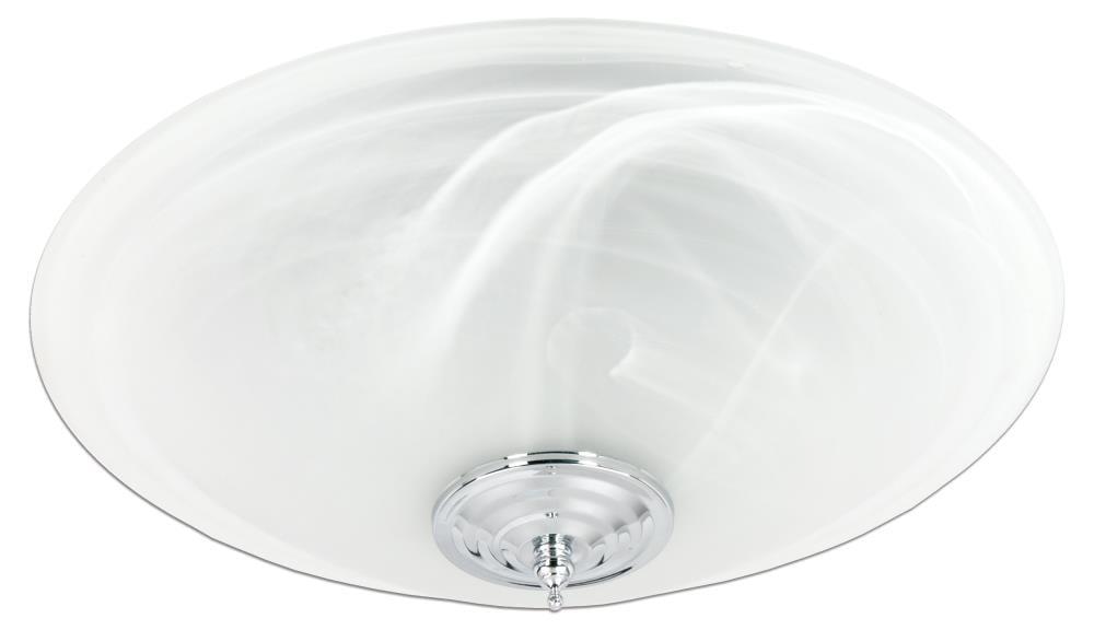 Delta Breez Decorative Bathroom Fan 100 CFM 120V Frosted Glass Ventilation Fan 30Db - White