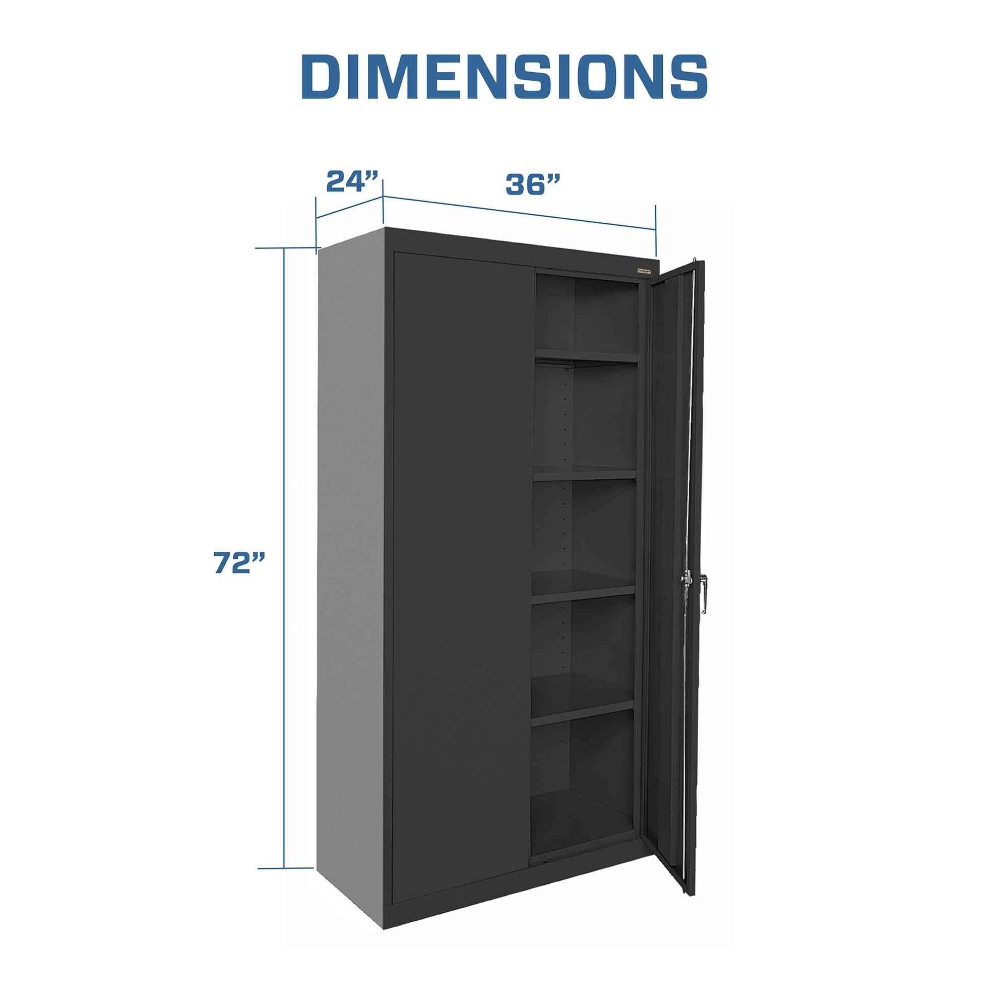 Classic Series 36'' Wide 5 - Shelf Storage Cabinet