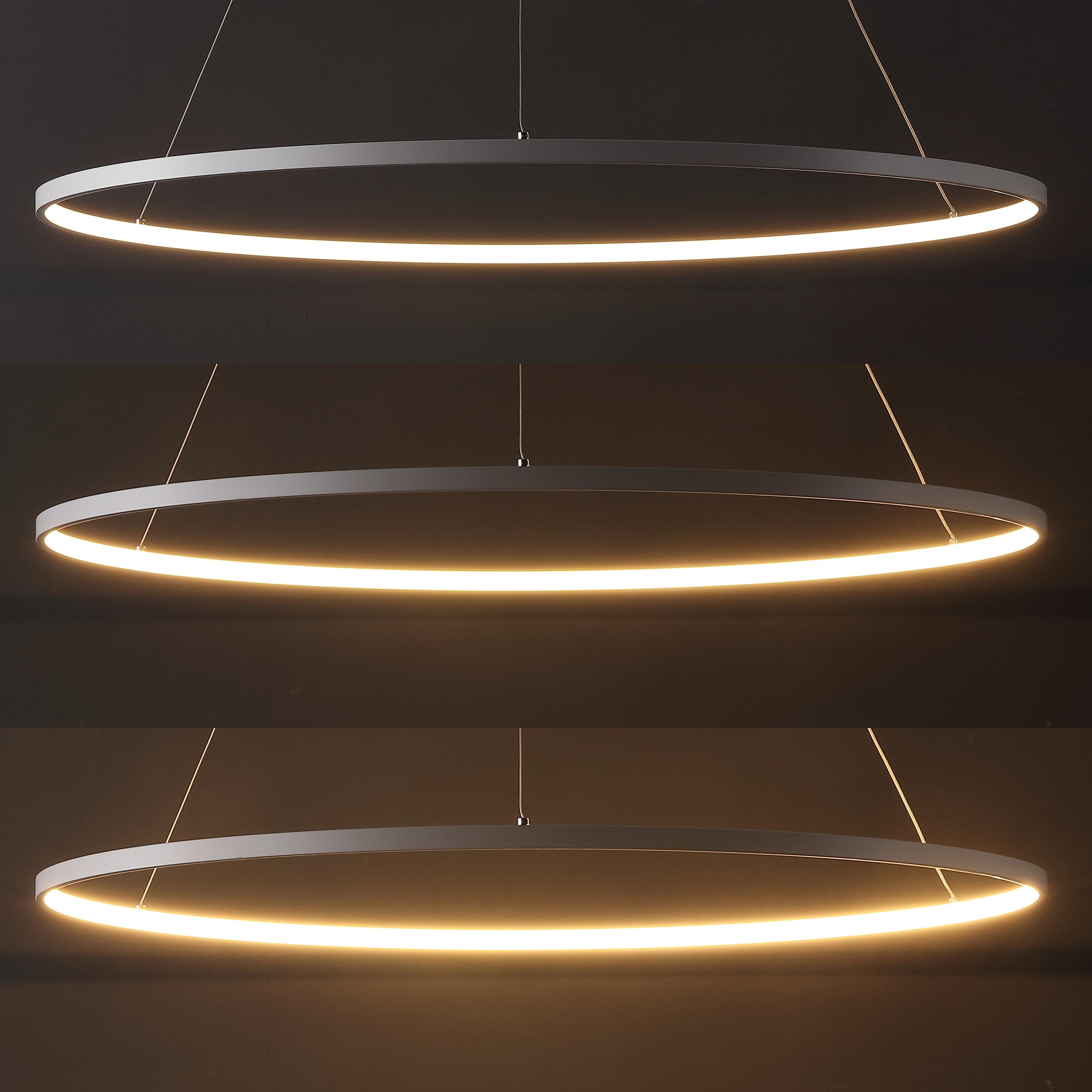 George Kovacs Discovery 31 1/4"W Silver LED Pendant Light