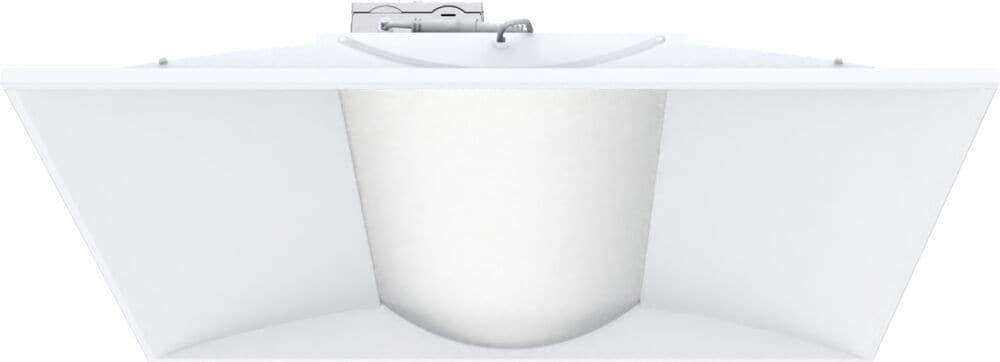 Lithonia Lighting LED Recessed Troffer,2 ft x2 ft Size,45W STAKS 2X2 ALO3 SWW7