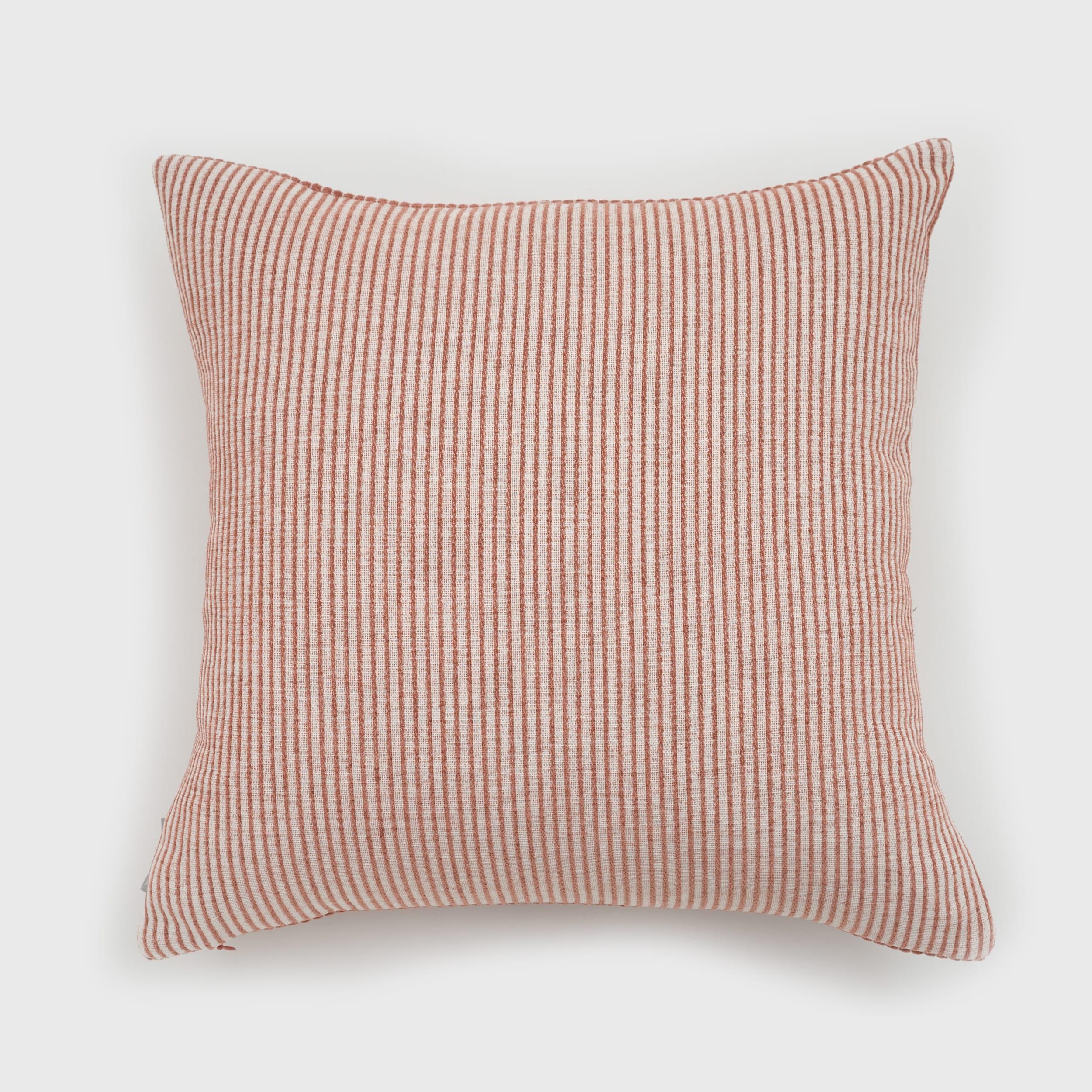 EverGrace Elsa Reversible Pinstripes Striped Reversible Throw Pillow