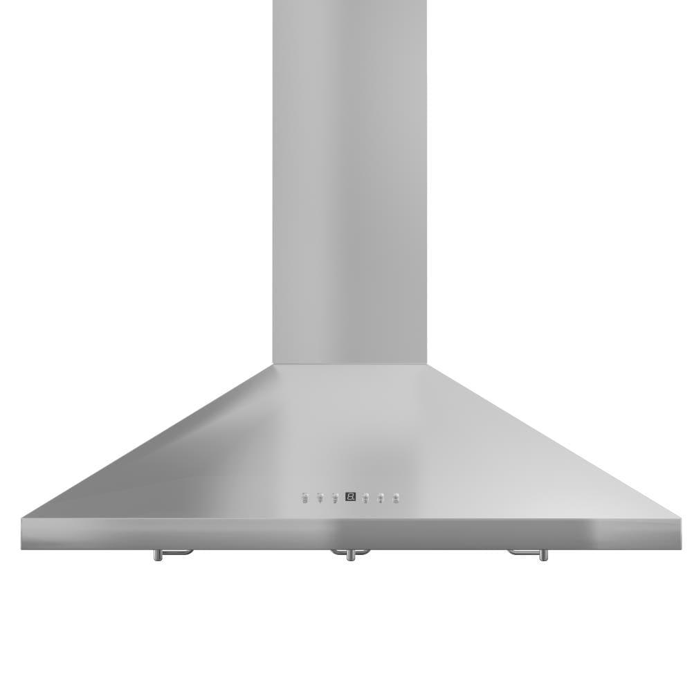 ZLINE ZLINE 36 in. Convertible Vent Convertible Vent Wall Mount Range Hood in Stainless Steel W/ Crown Molding (KL3CRN-36)