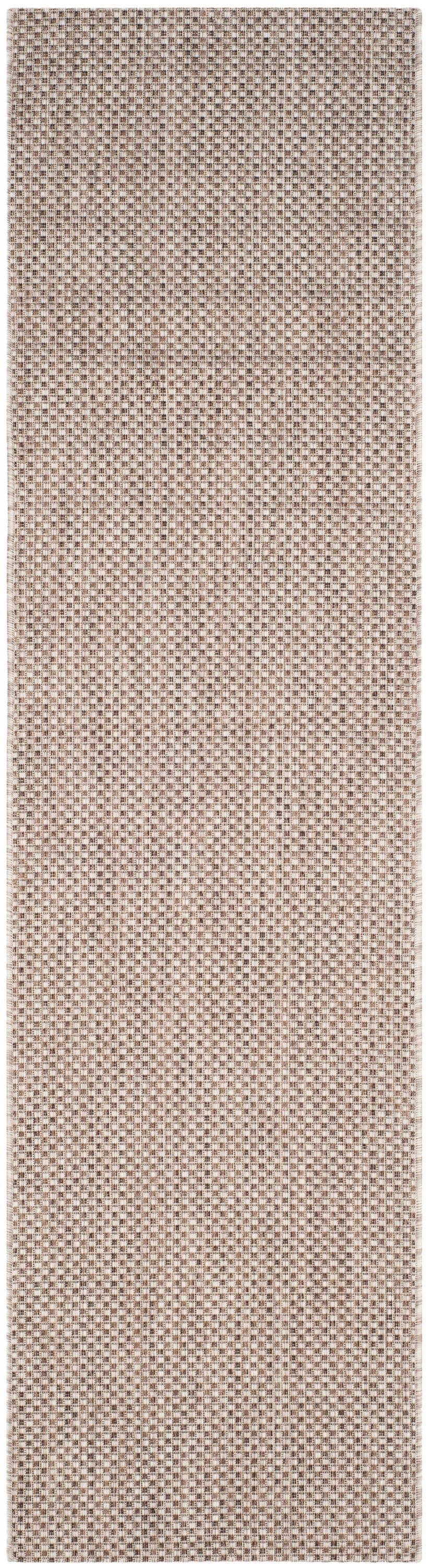 Courtyard CY8521 Power Loomed Indoor/Outdoor Runner Rug - Beige/Brown - 2'3"x10' - Safavieh.