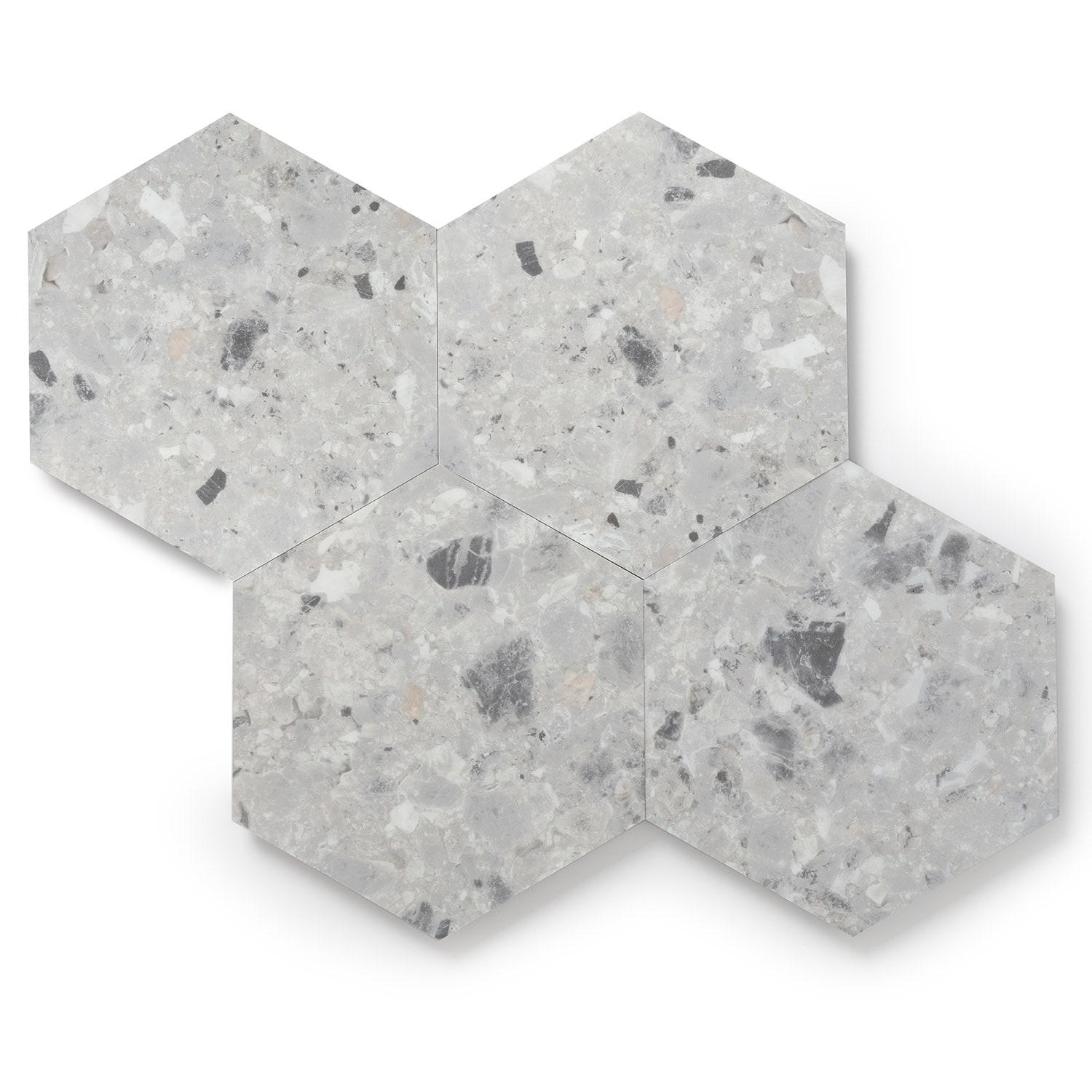 GlueCore Mosaic 28mil x 12" W x 10" L Glue Down Vinyl Tile Flooring